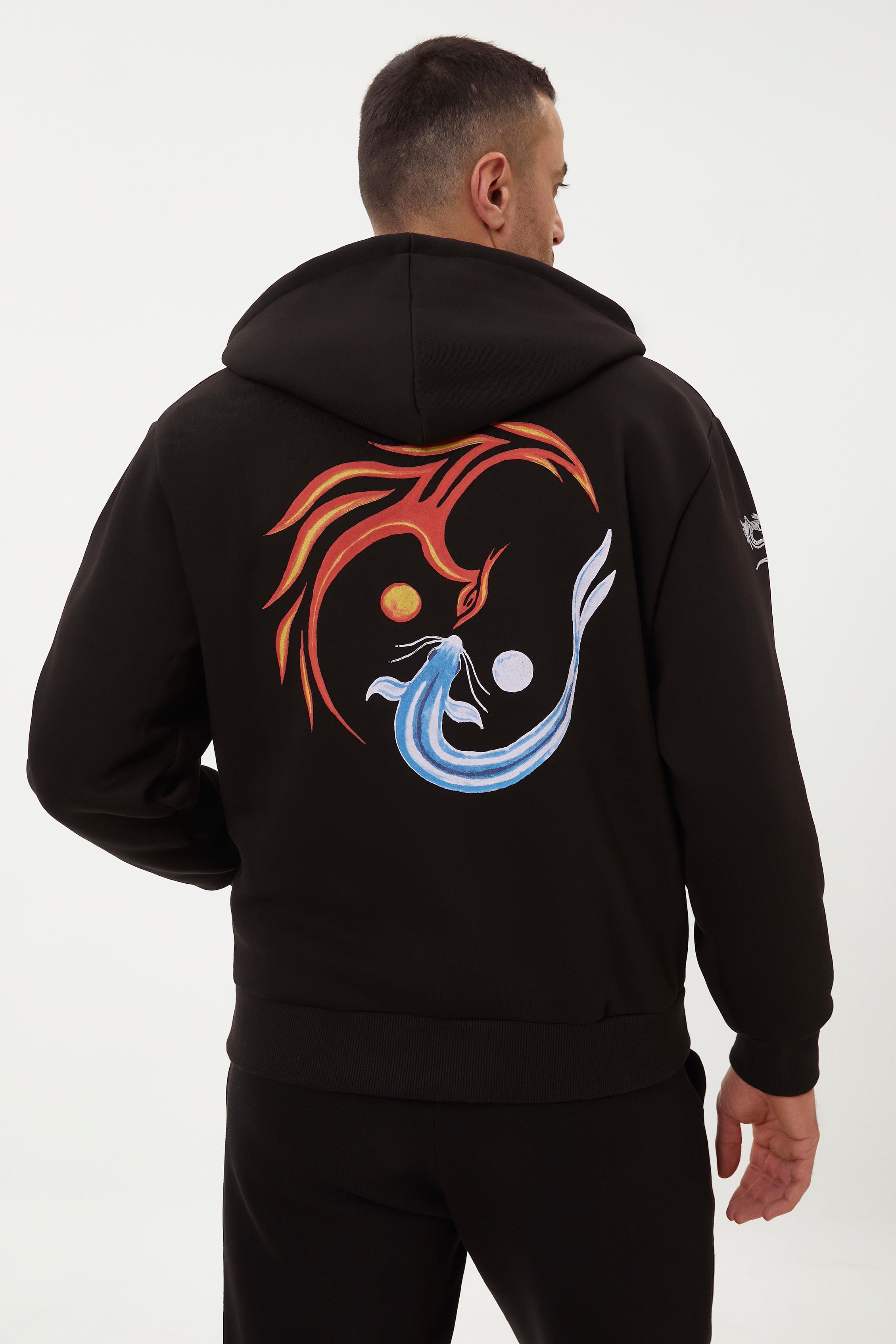 Erkek Fermuarlı Hoodie