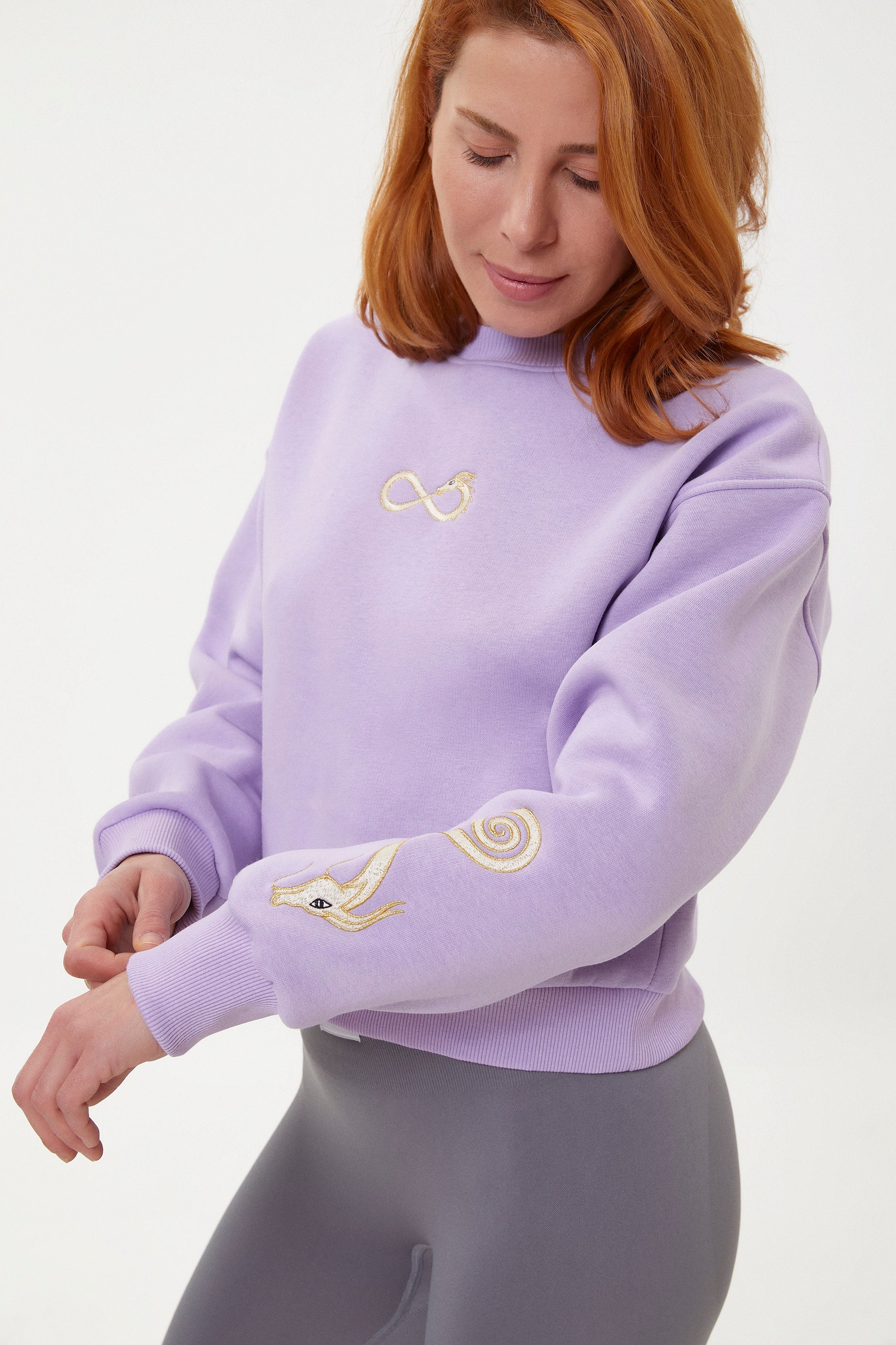 Kadın Crop Sweatshirt