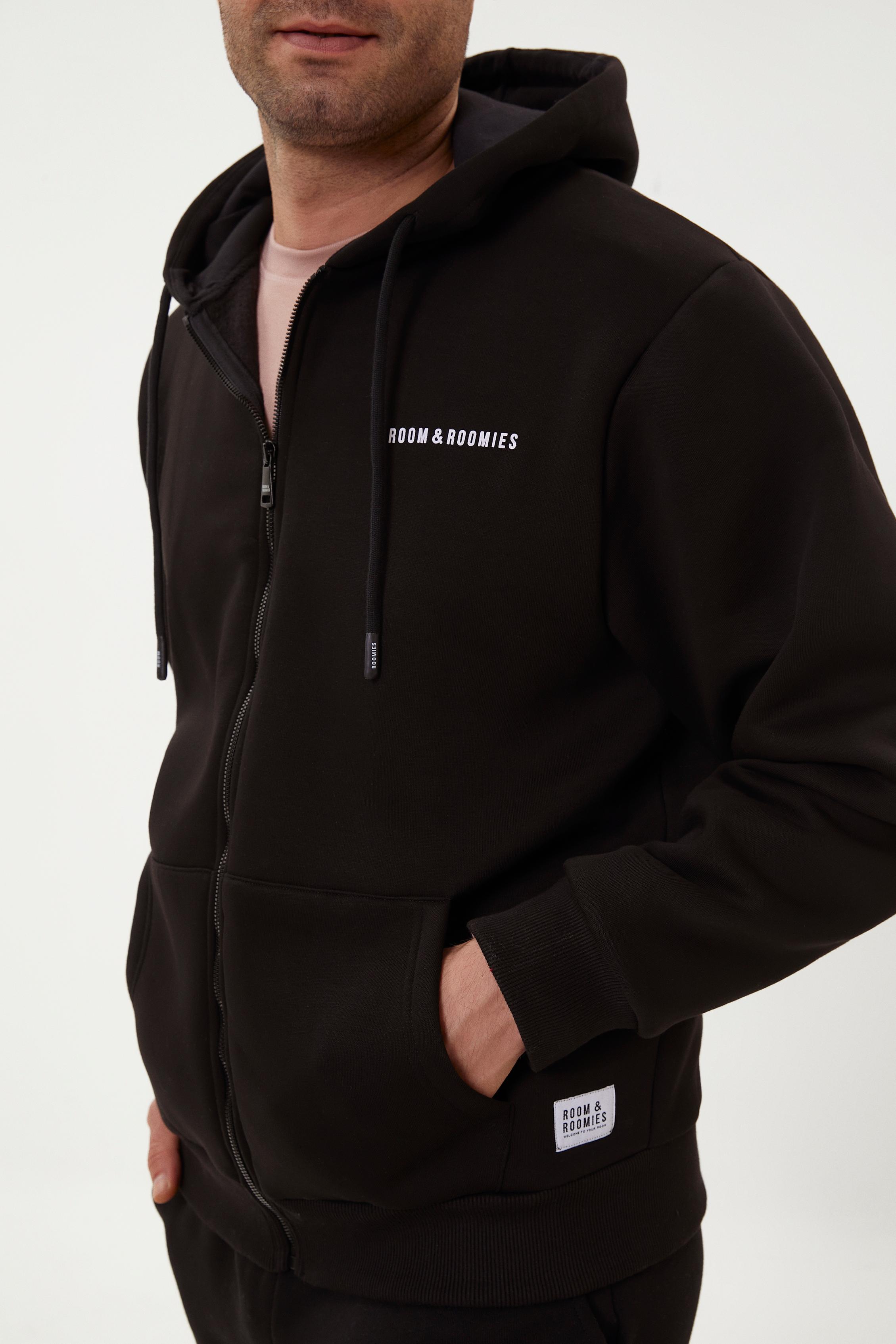 Men Zipped Hoodie