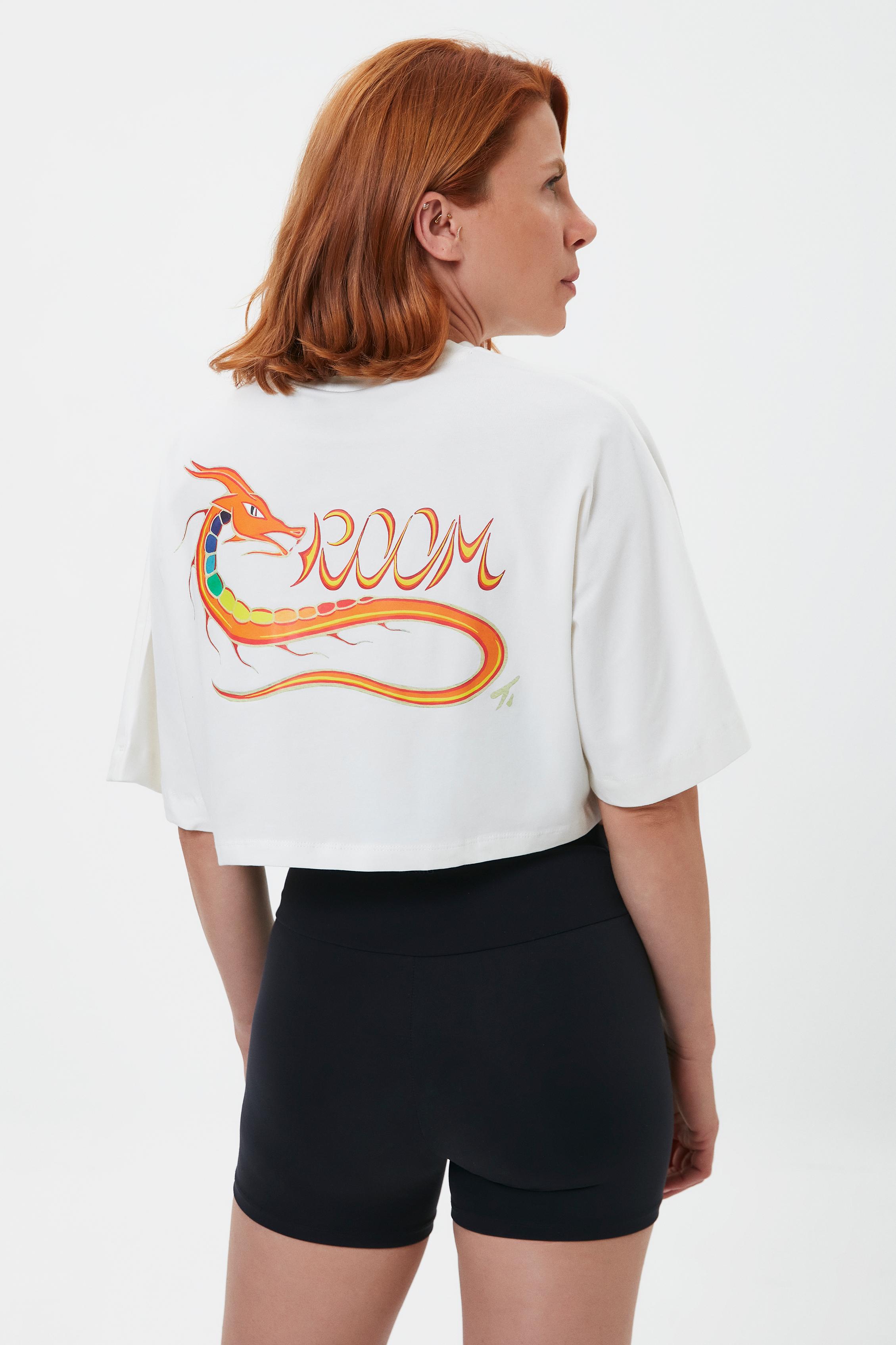 Power Of Creation - Short Sleeve Crop Top