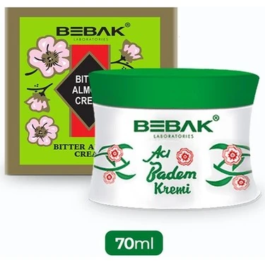 Bebak Acı Badem Kremi 70gr