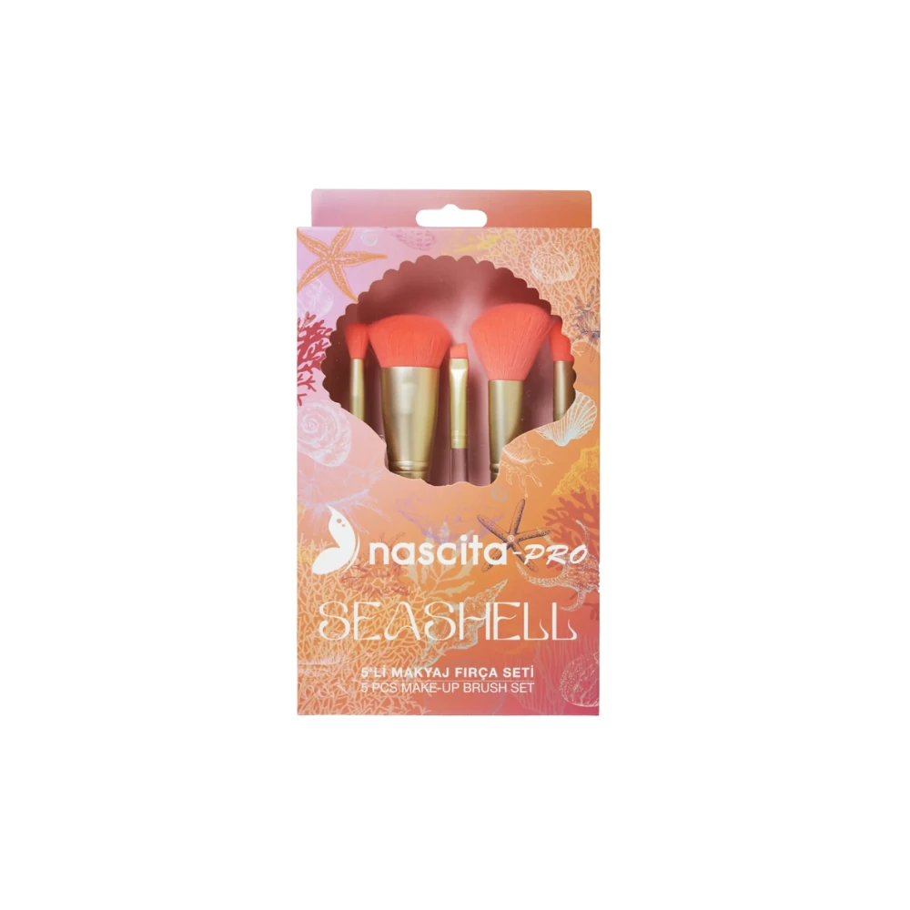 Seashell 5 'Li Makyaj Fırça Seti - 136