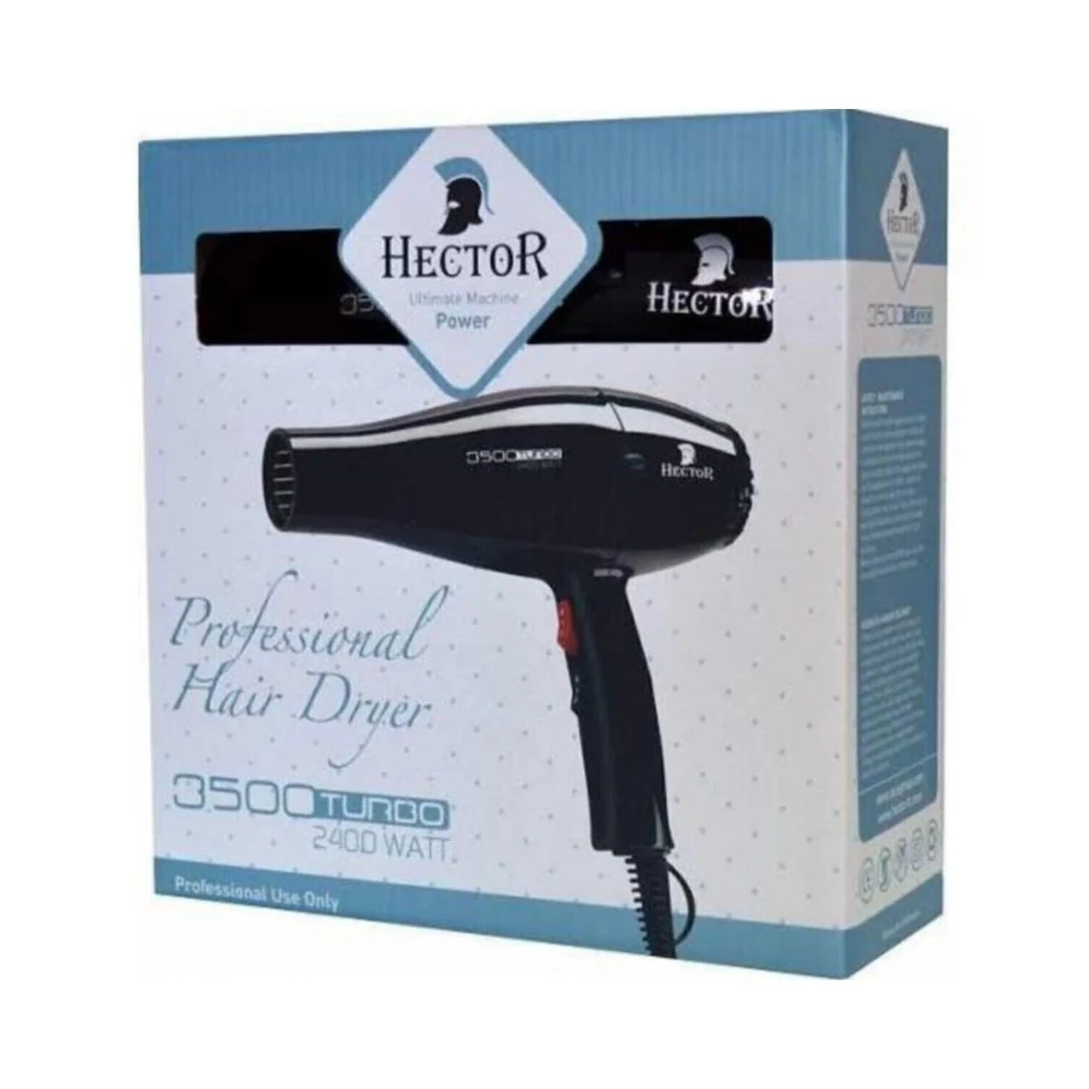 Hector Profesyonel Fön Makinesi 3500 Turbo-siyah