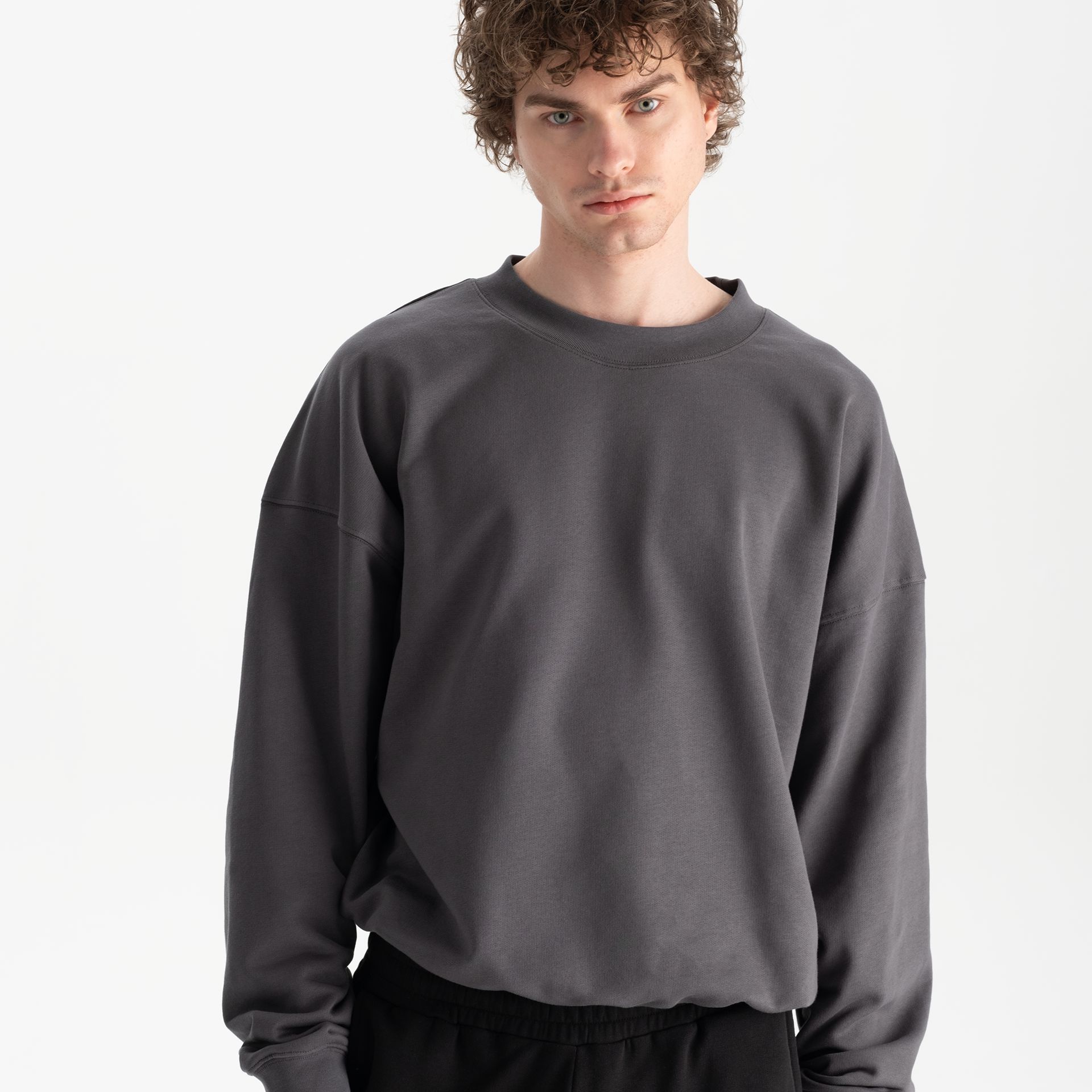 Oversize Sweatshirt - Füme