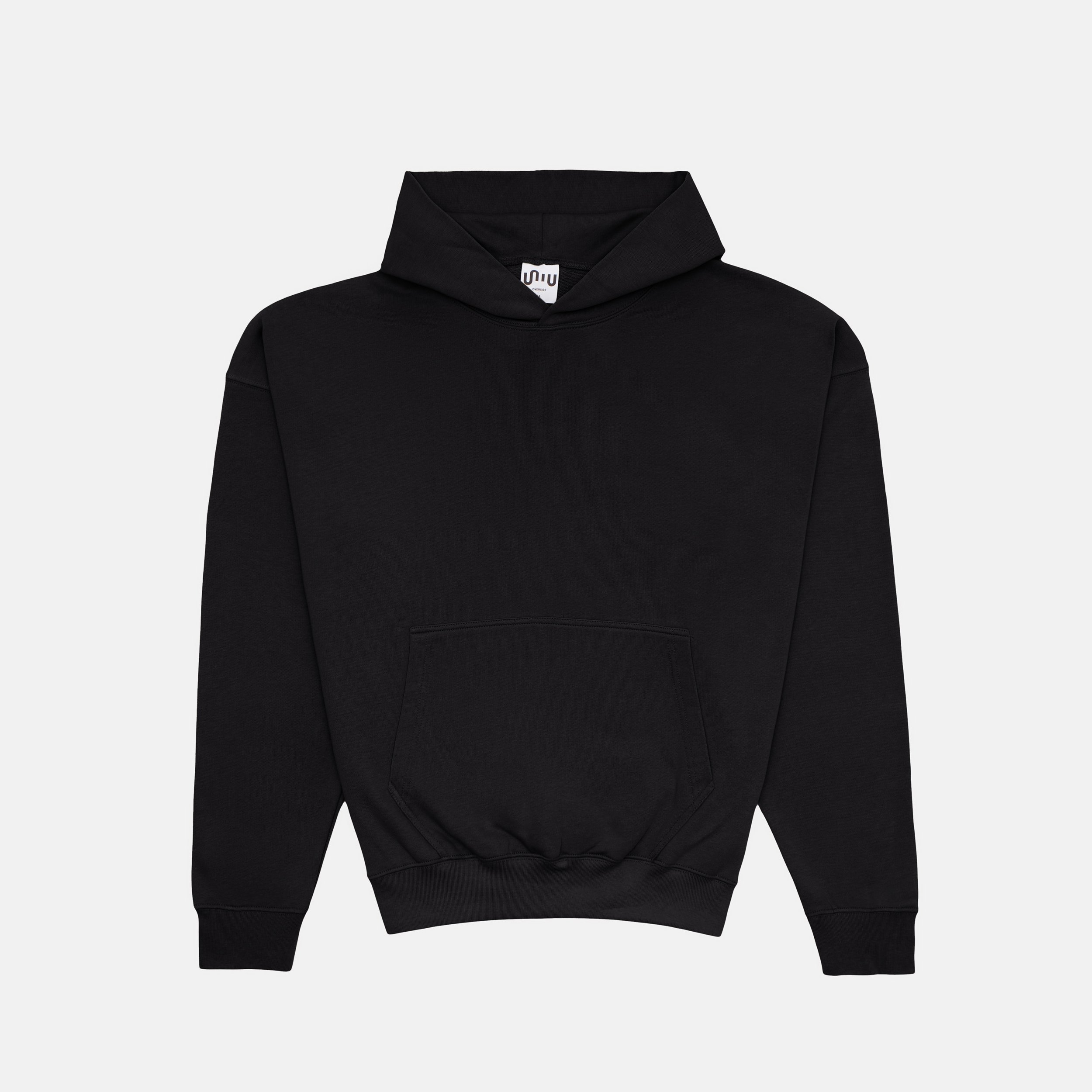 Oversize Kanguru Cepli Kapüşonlu Sweat