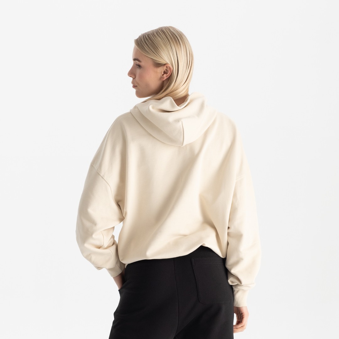 Oversize Kanguru Cepli Kapüşonlu Sweat