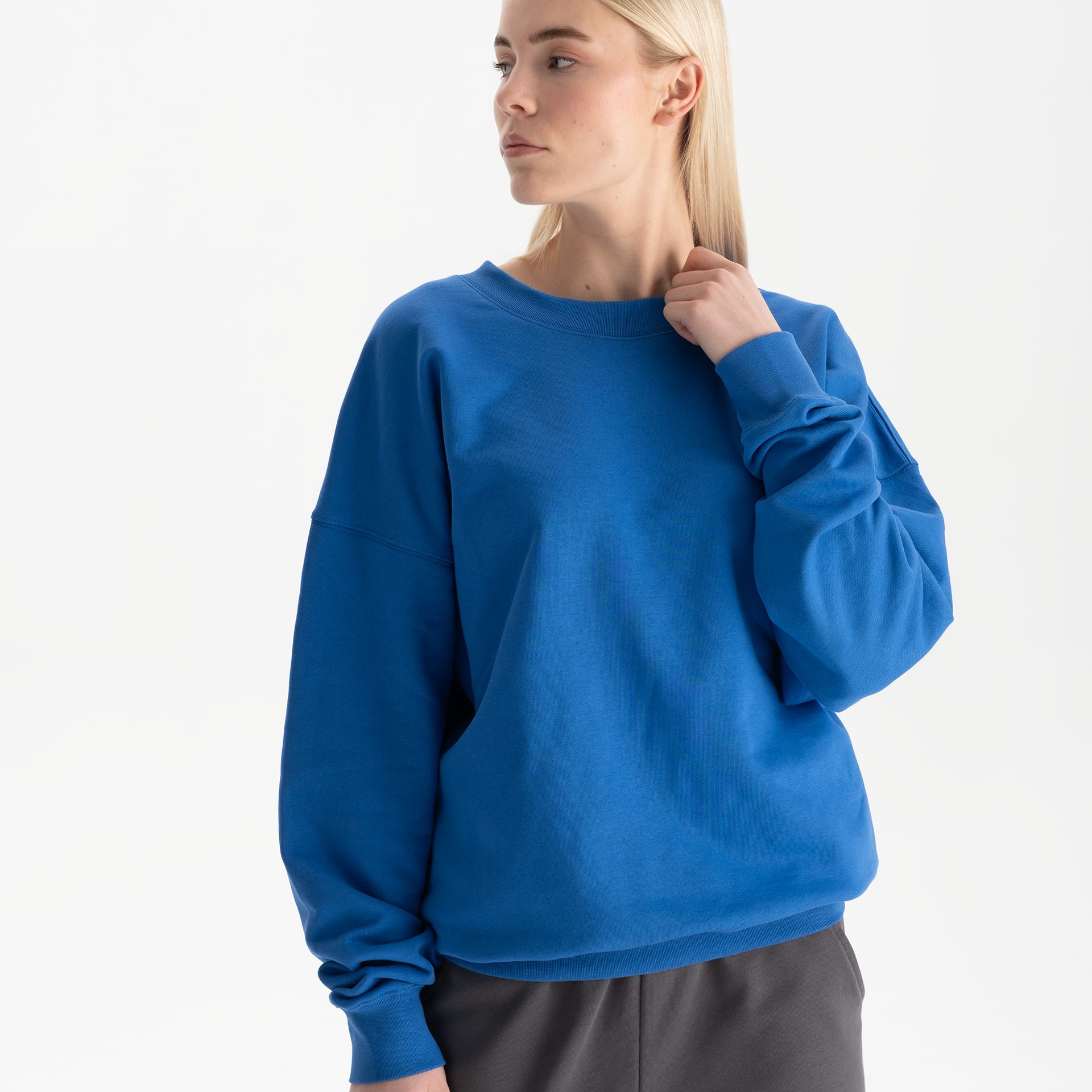 Oversize Sweatshirt - Strong Blue