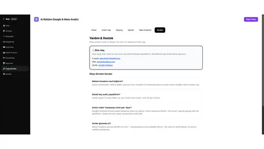 AI Reklam Analizi — Google & Meta ekran görüntüsü 6