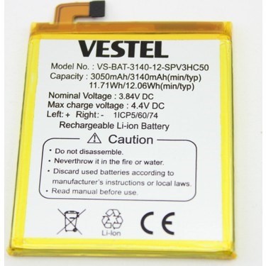 Vestel Venüs V3 5020 için  En Yüksek Kalite   Batarya Pil