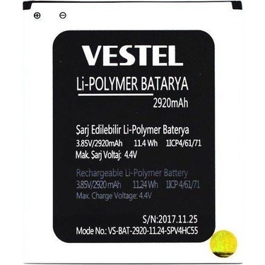 Vestel Venüs V3 5530 için En Yüksek Kalite Batarya Pil