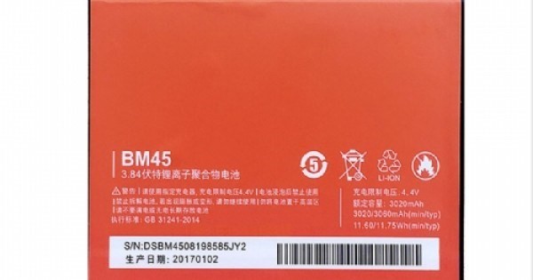 Xiaomi Redmi Note 2 için En Yüksek Kalite Batarya Pil Bm45