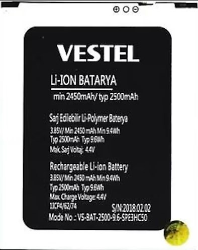 Vestel Venüs V4 için En Yüksek Kalite Batarya Pil