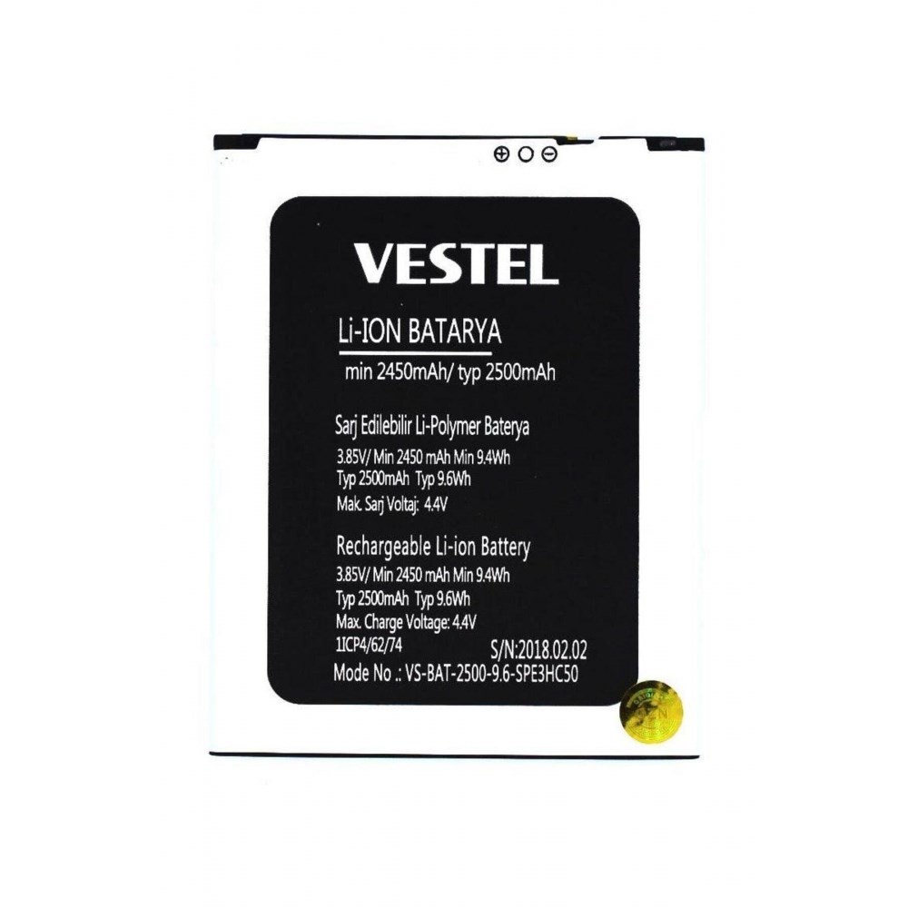 Vestel Venüs E3 için En Yüksek Kalite Batarya Pil