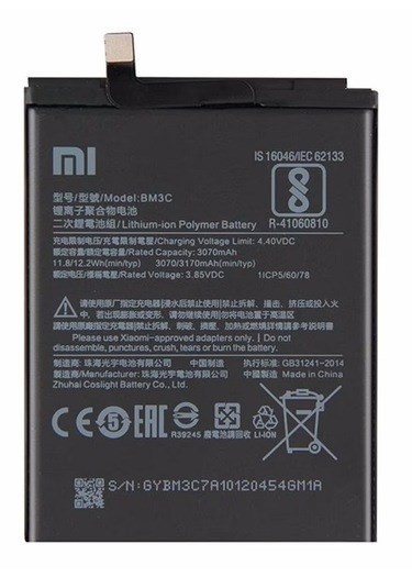 Xiaomi Mi 7 için En Yüksek Kalite  Batarya Pil Bm3c