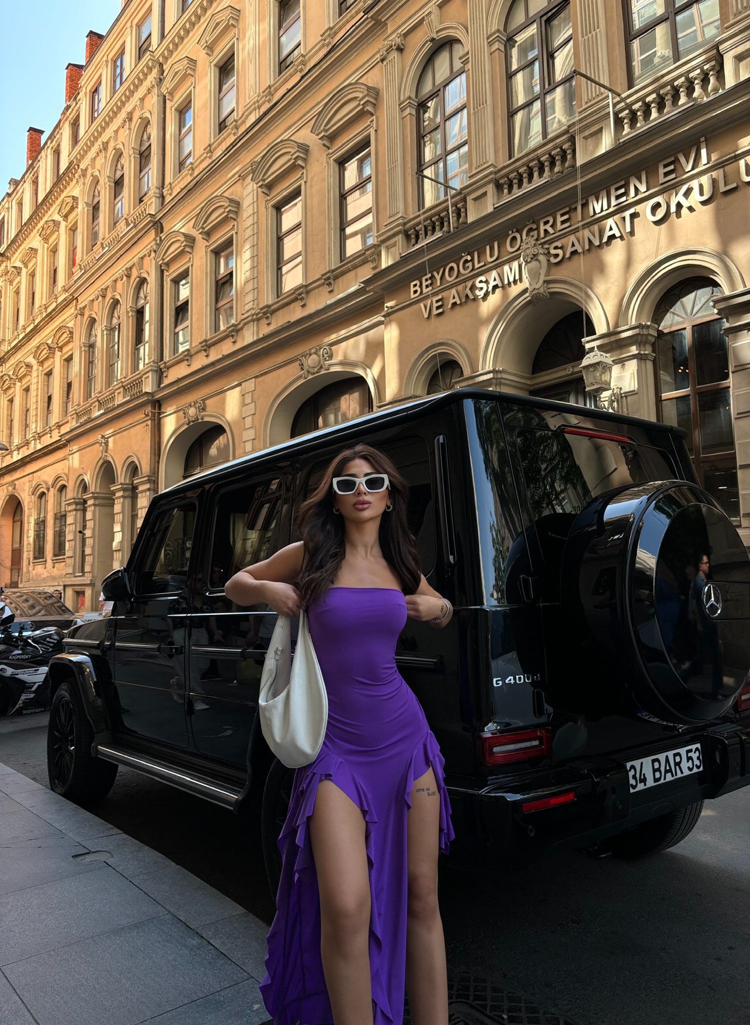 Sandy Kumaş Elbise