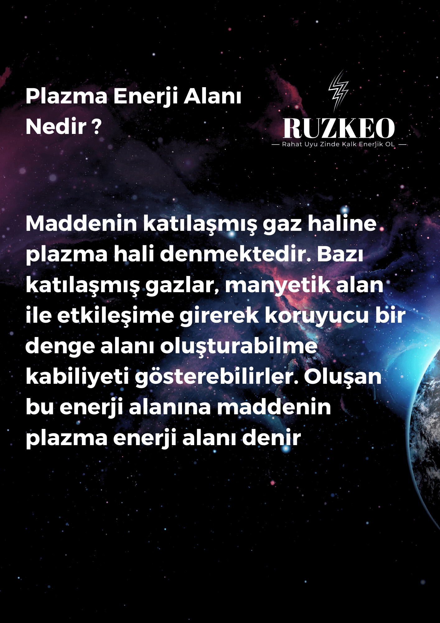 Plazma Enerji Alanı Nedir ?