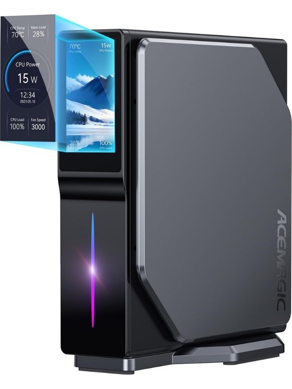 S1 Intel N100 16GB Ddr4 512GB Nvme 2x 2.0usb 2x 3.0usb 2xhdmı Wifi6/bt5.2 WIN11PRO Mini Pc
