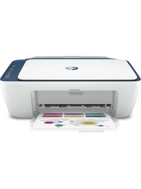 HP DeskJet 2721 Fotokopi + Tarayıcı + Wi-Fi + Airprint Yazıcı 7FR54B kontrollu satıs