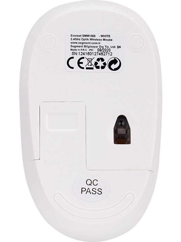 Everest SMW-666 USB Beyaz 2.4ghz Optik Wireless Mouse