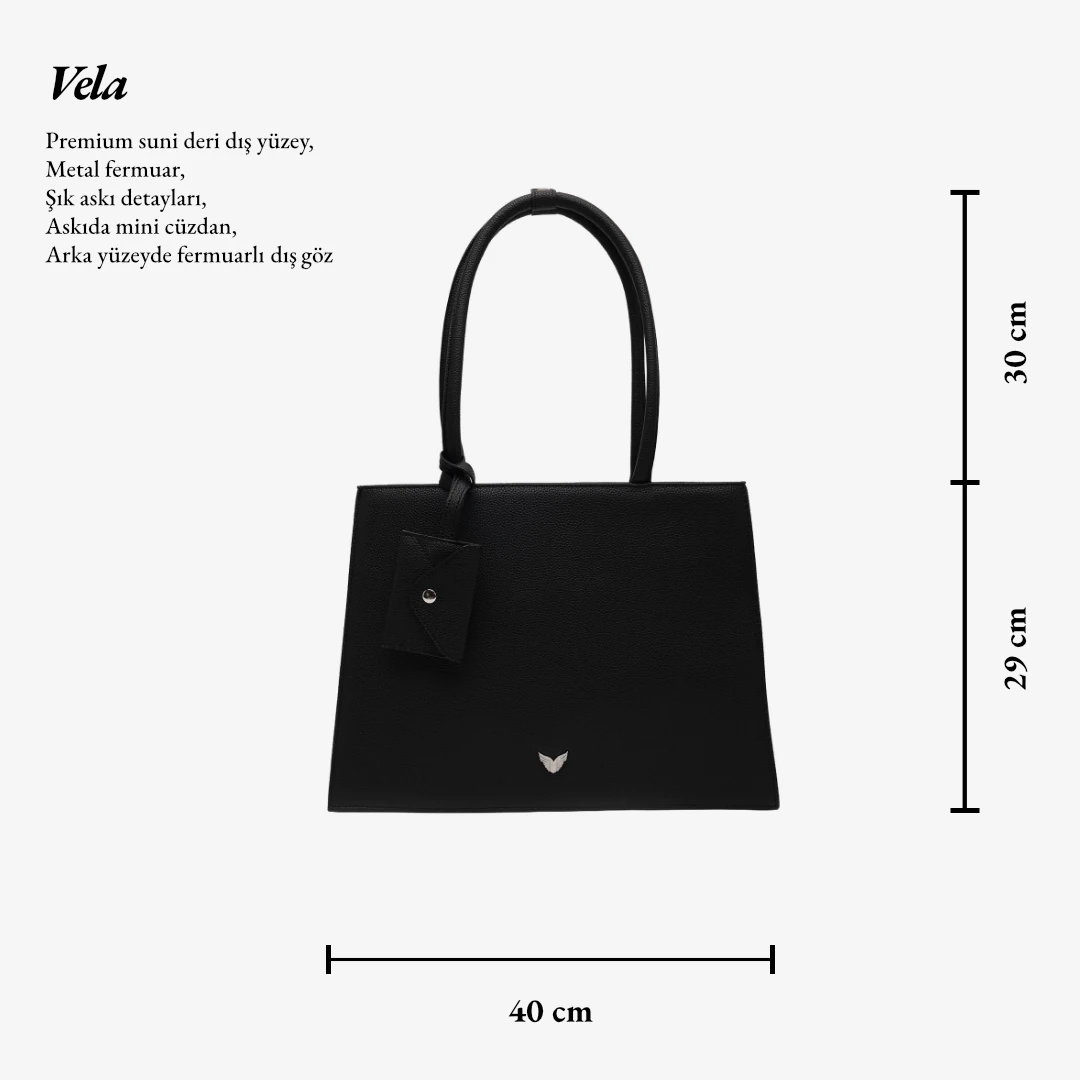 Vela Siyah Çanta