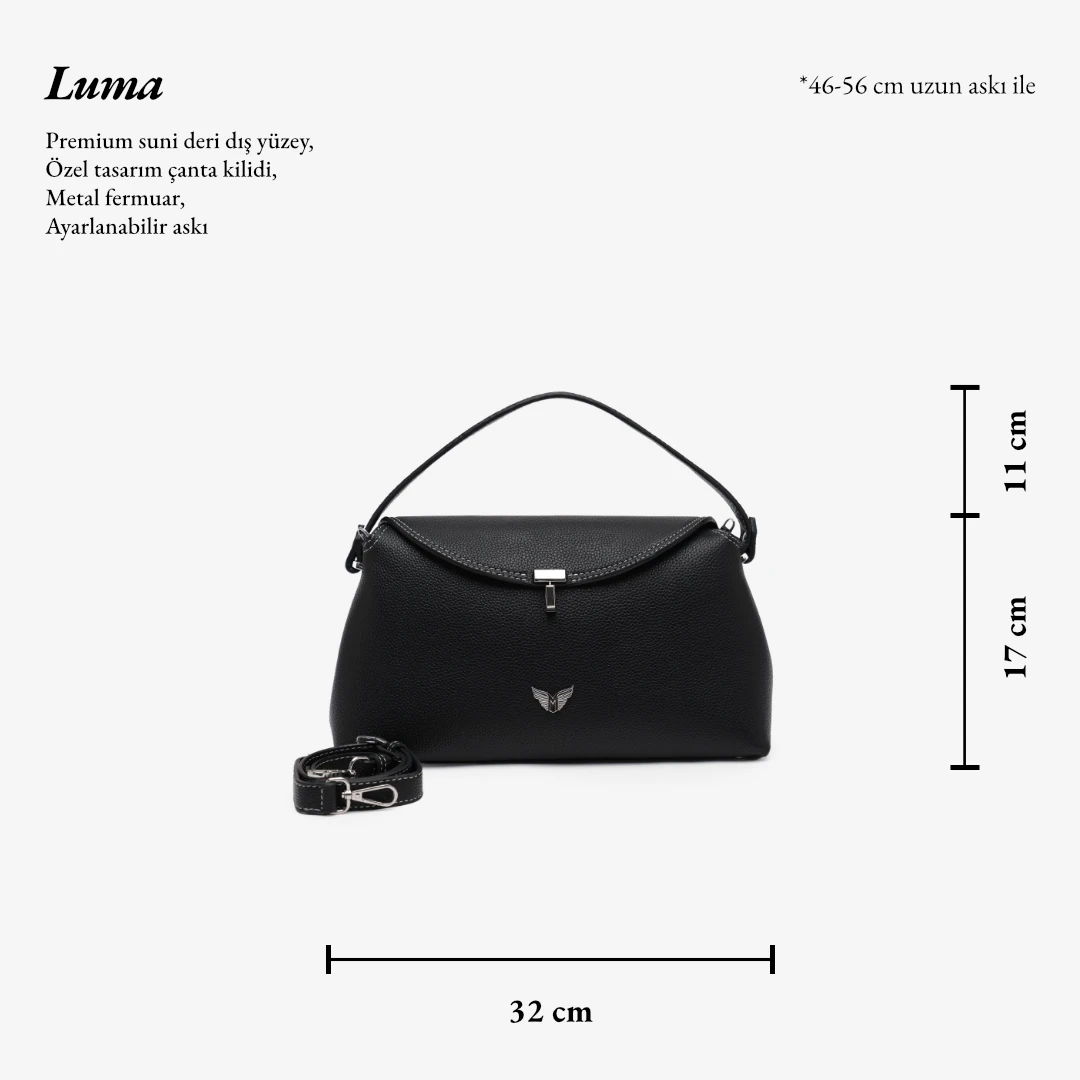 Luma Siyah Çanta