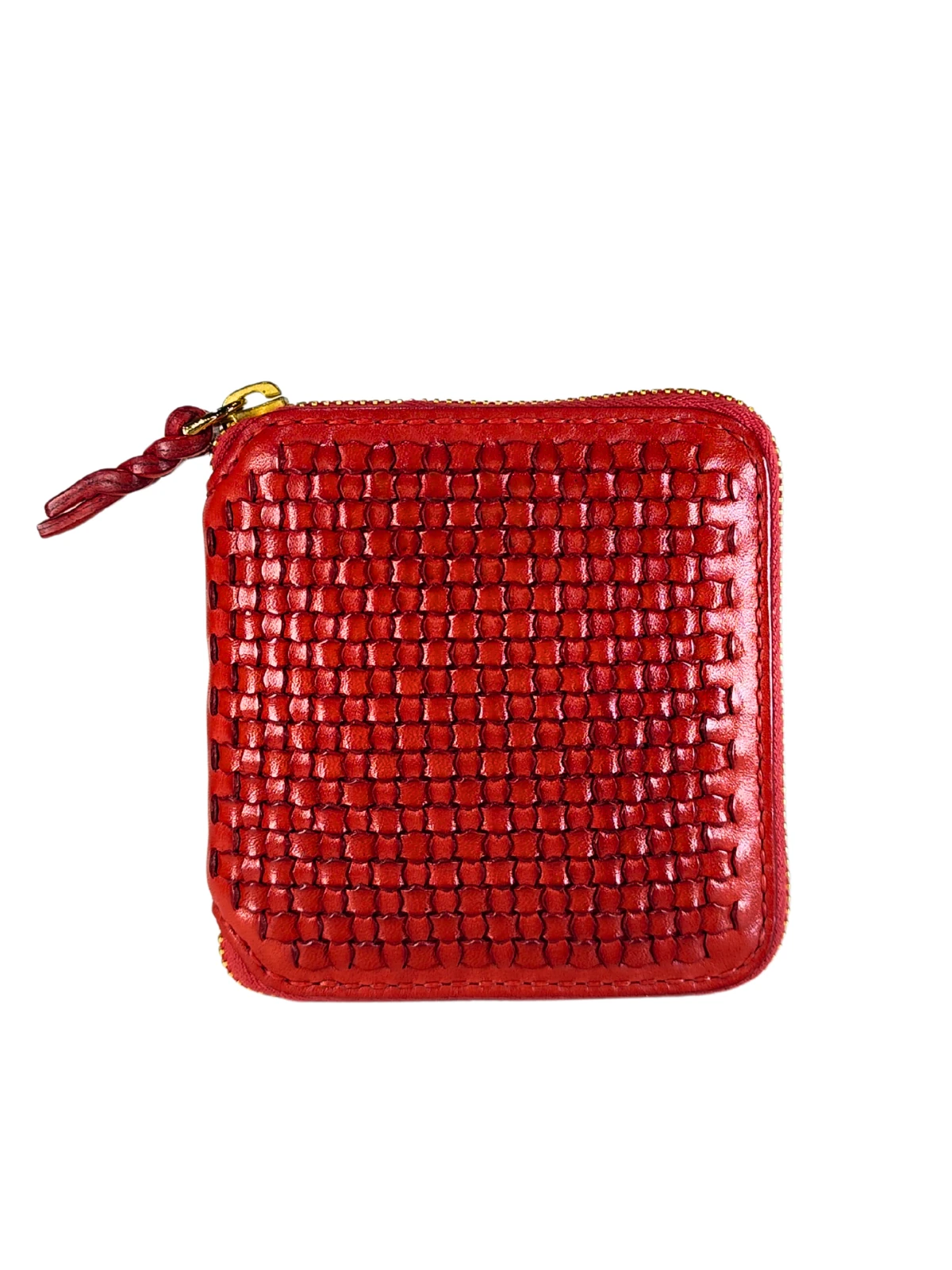 GÖN Unisex Fermuar Kapamalı %100 El Yapımı Hakiki Deri Küçük Cüzdan (COT)