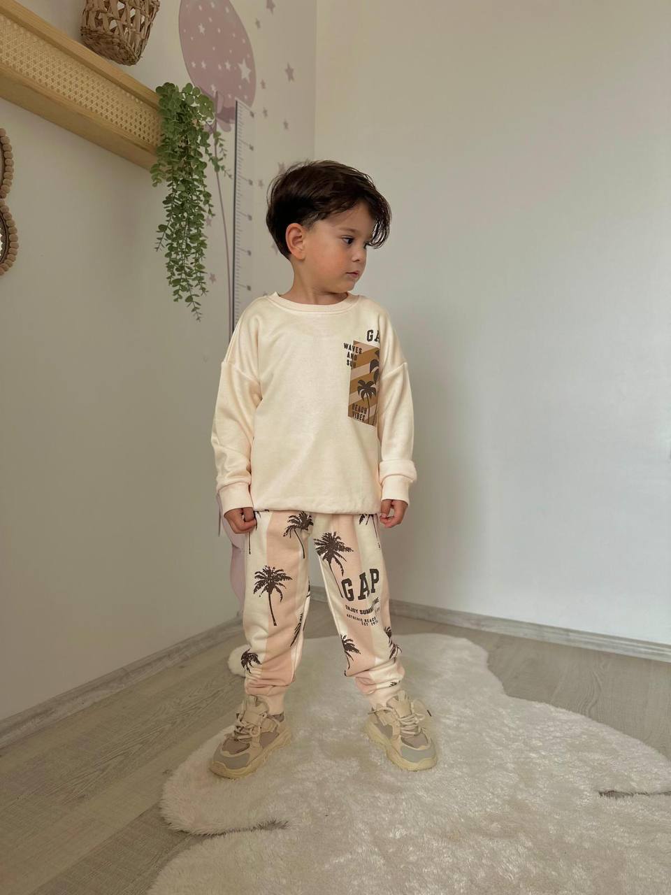 GAP KREM 3 İPLİK TAKIM