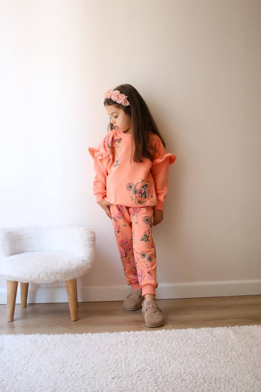 BAMBİ BASKILI ZARİF 3 İPLİK TAKIM