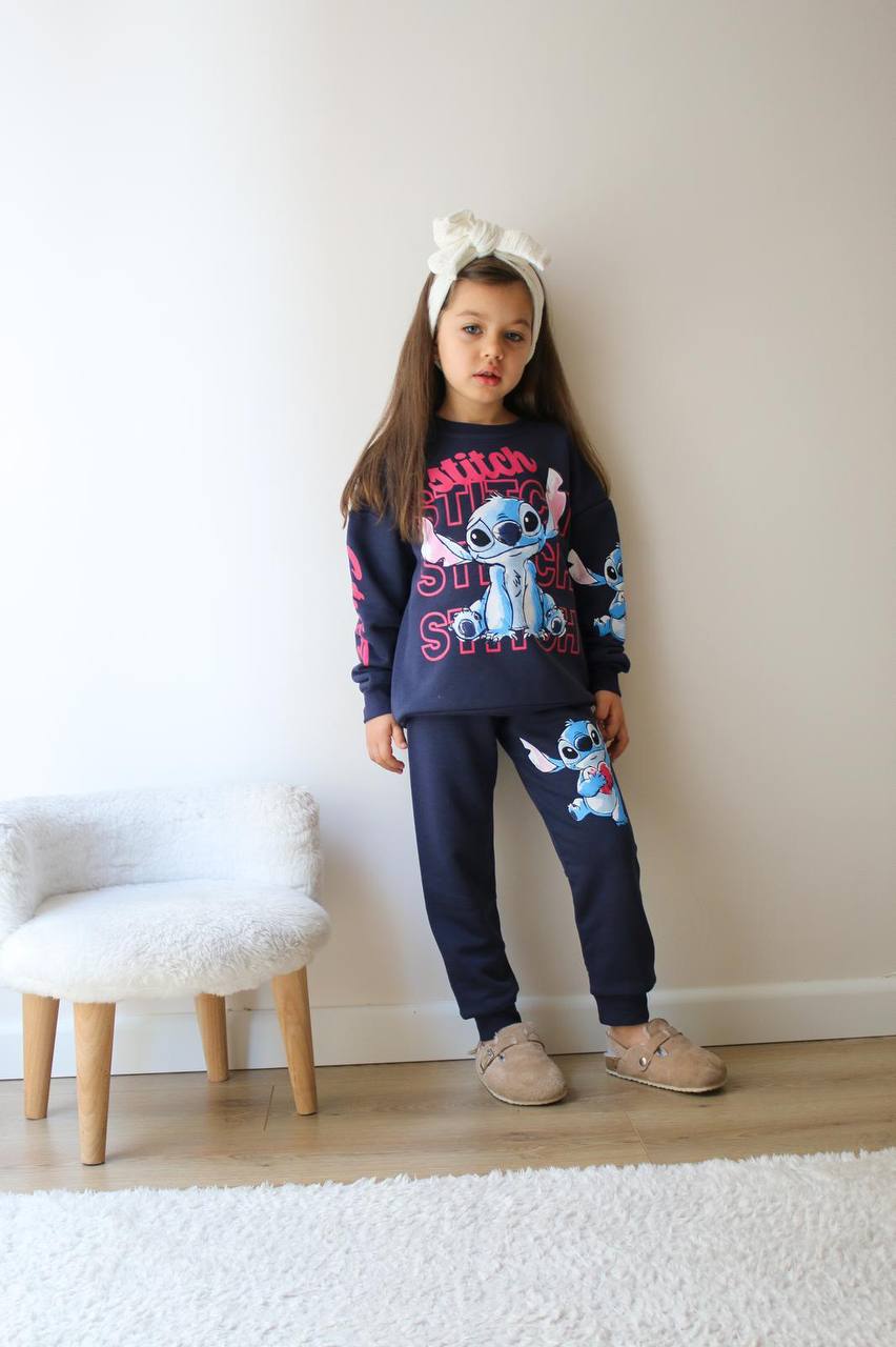 STITCH BASKILI 3 İPLİK TAKIM