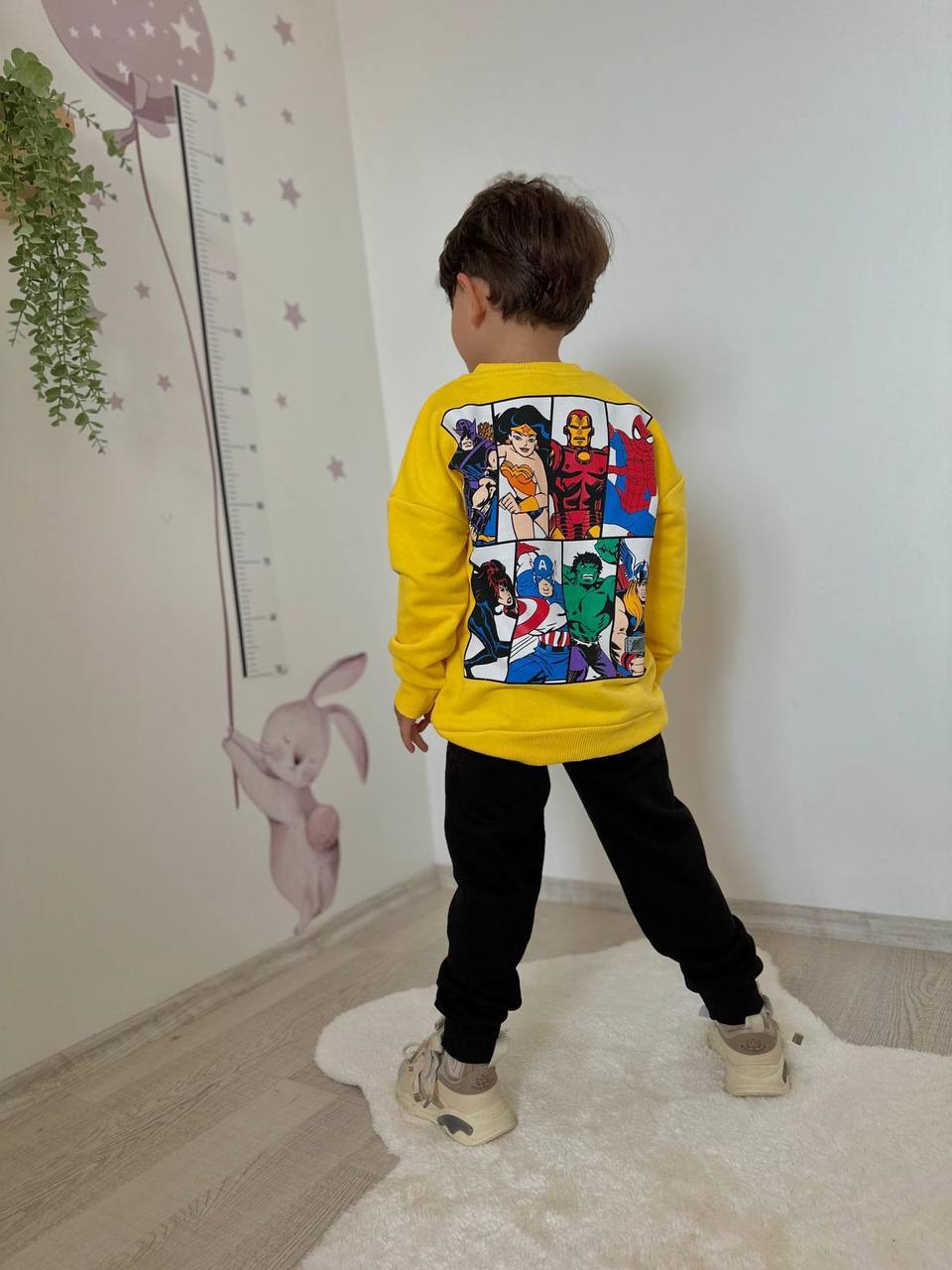 AVENGERS BASKILI 3 İPLİK TAKIM
