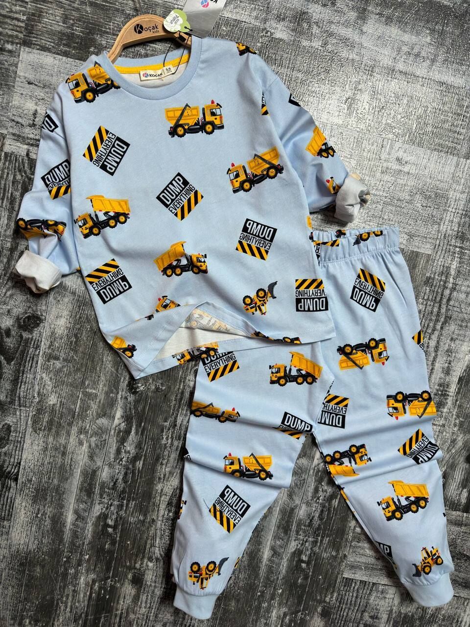 Kepçe Desen Pijama Takımı