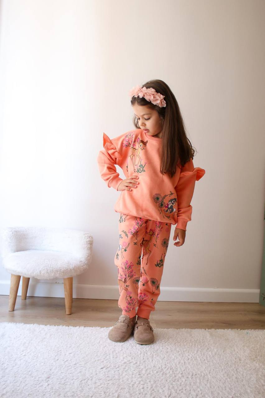 BAMBİ BASKILI ZARİF 3 İPLİK TAKIM