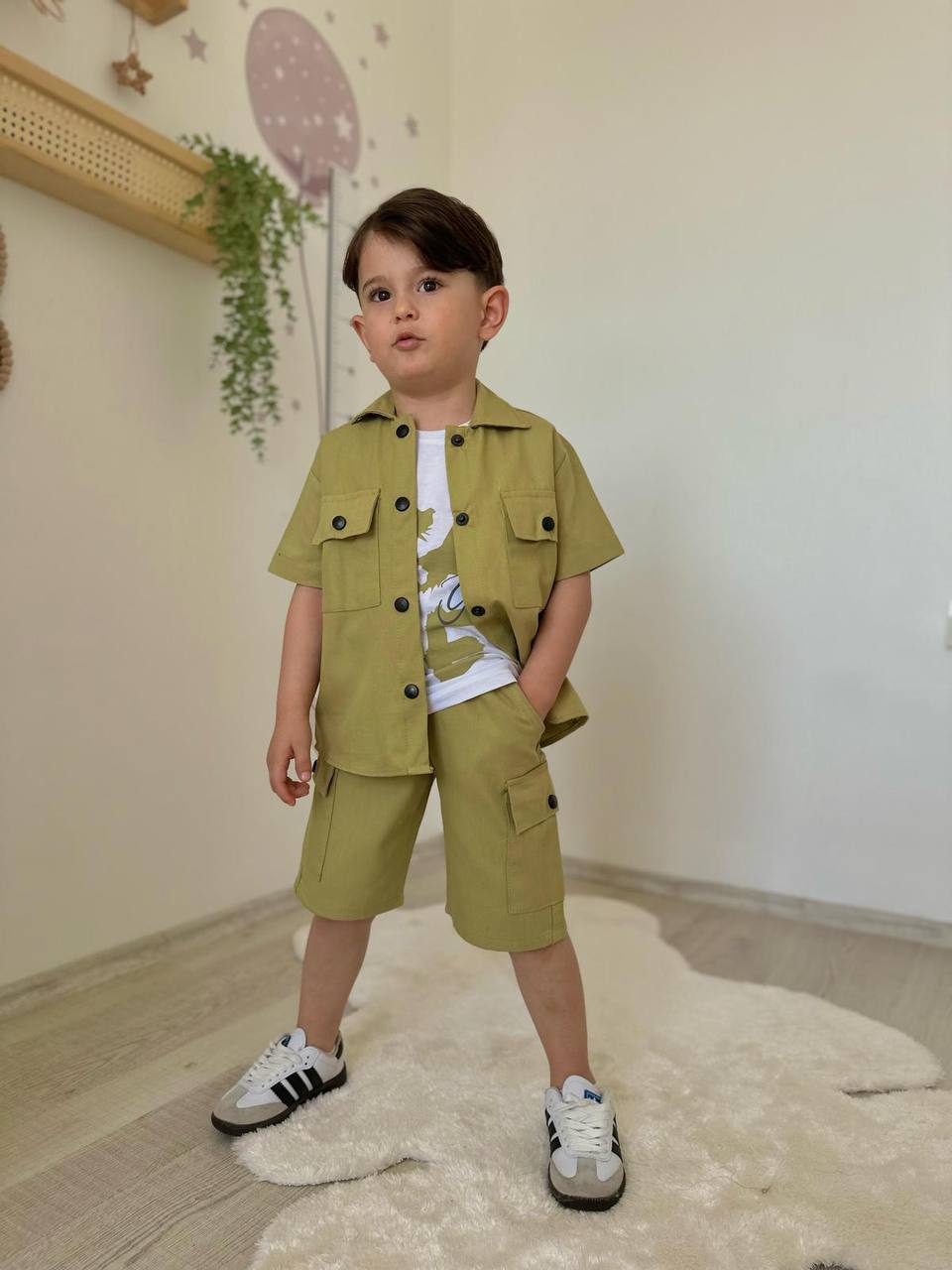 3lü Gabardin Takım