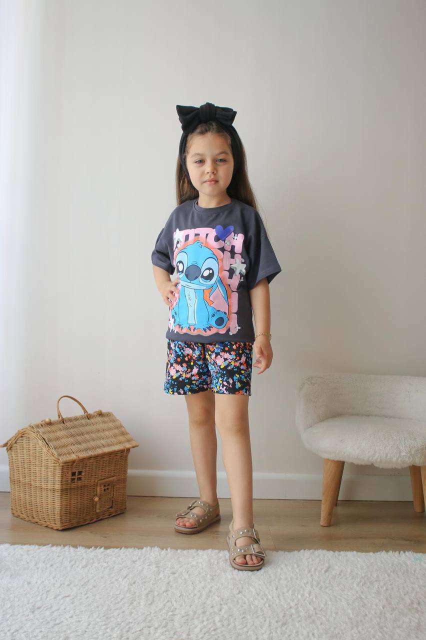 Stich Baskılı Takım