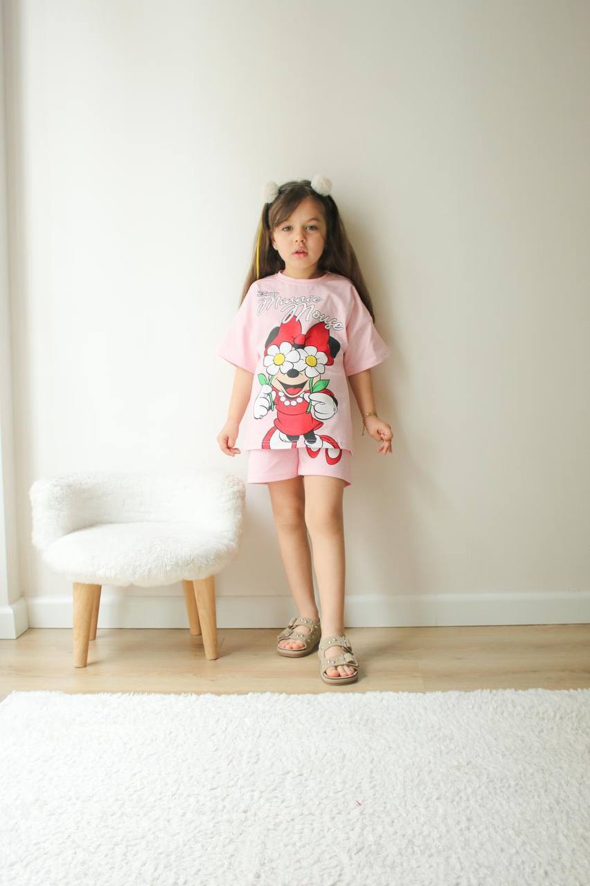Çiçekli Minnie Takım