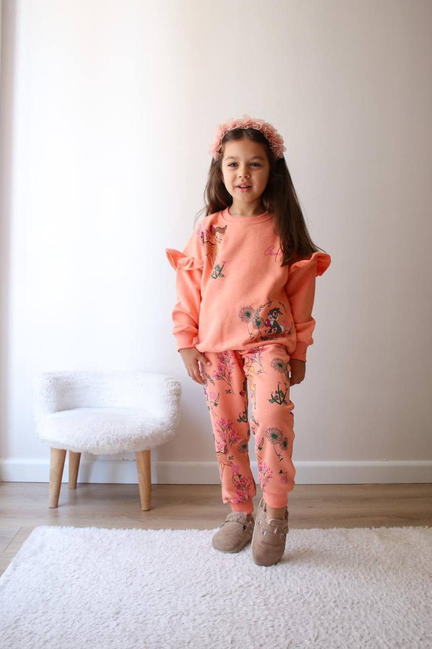 BAMBİ BASKILI ZARİF 3 İPLİK TAKIM