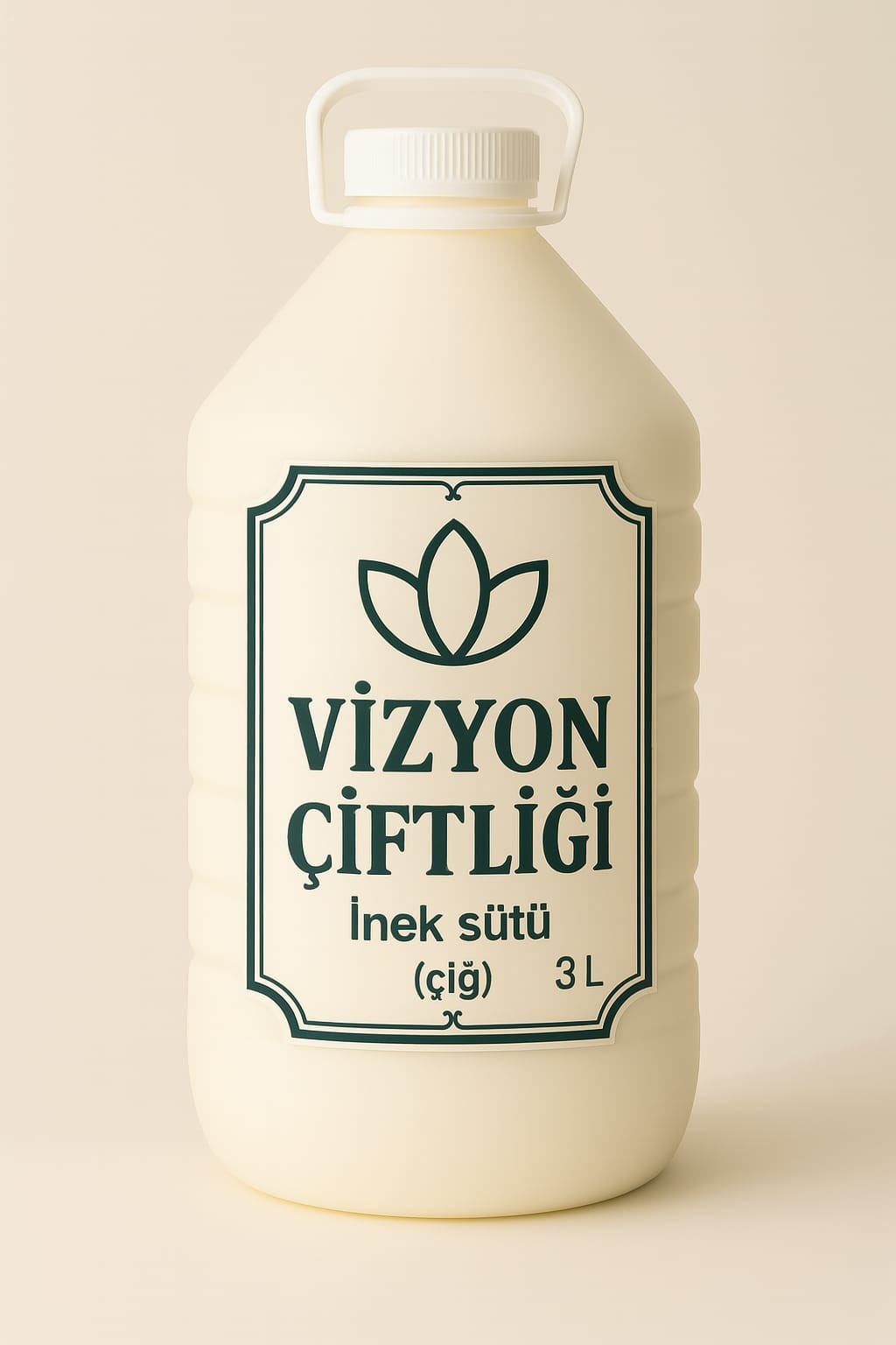 Doğal İnek Sütü 3 Litre (çiğ)