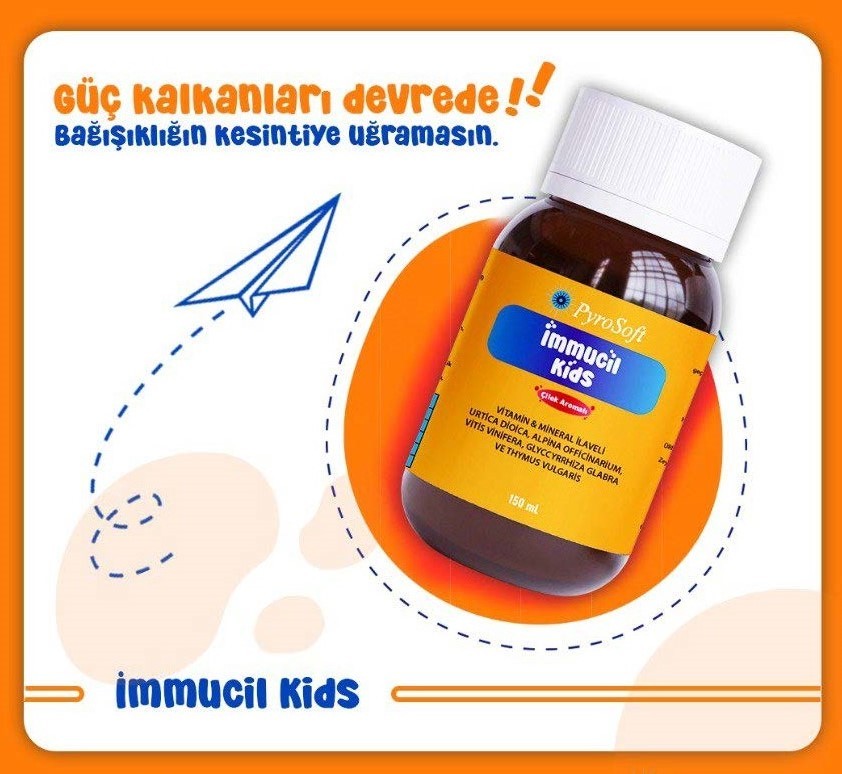 Immucil Kids Bağışıklık Güçlendirici Gıda Takviyesi