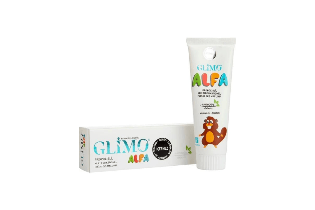 Glimo Alfa Propolisli %100 Doğal Çocuk Diş Macunu 50 ml