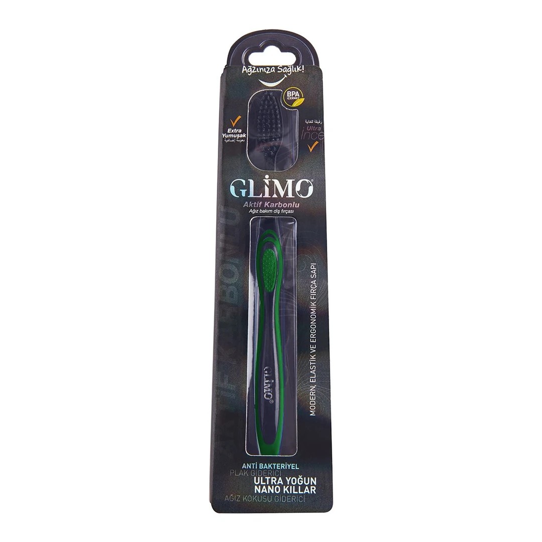 Glimo Activated Carbon Oral Care Toothbrush