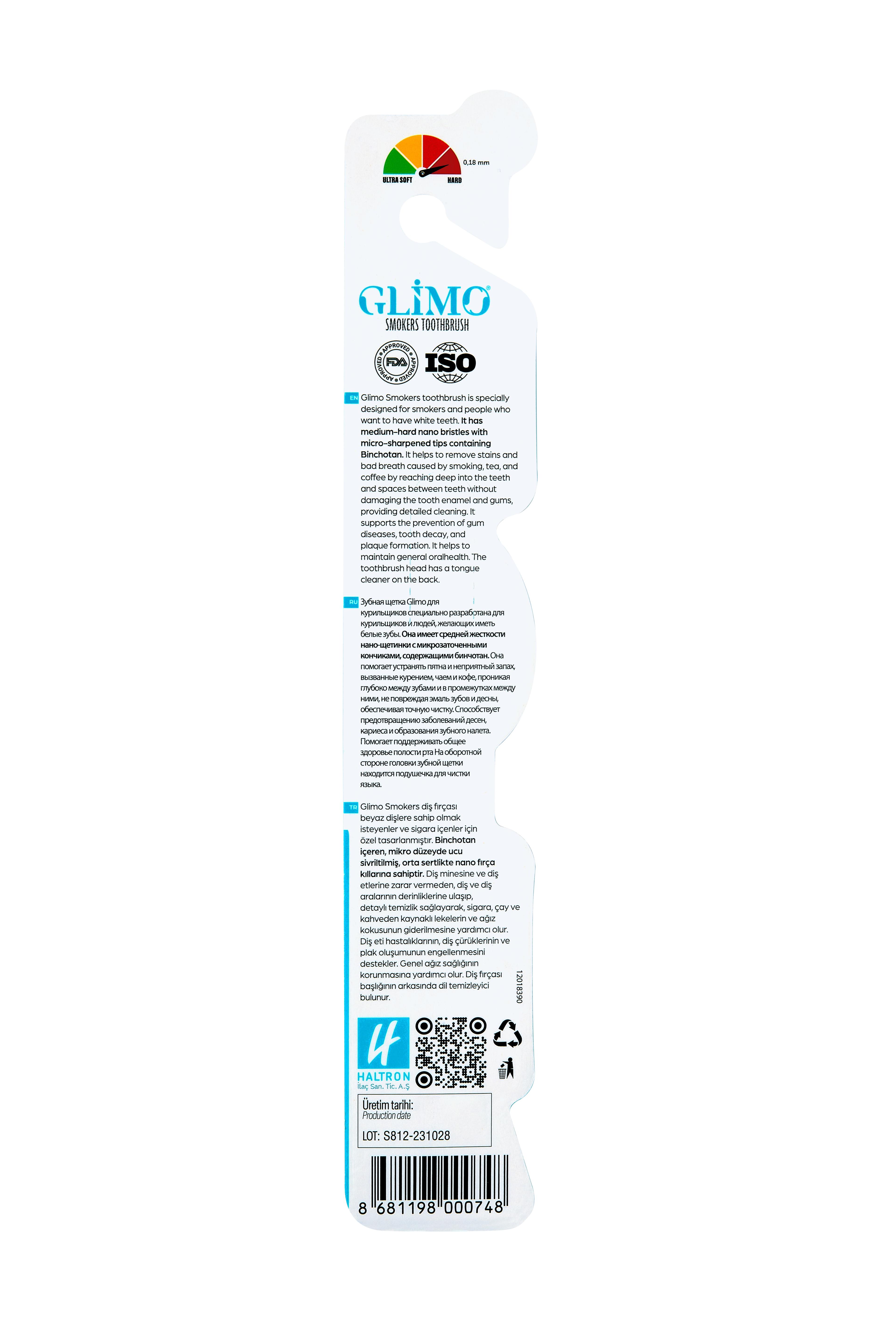 Glimo Smokers Whitening Toothbrush Medium