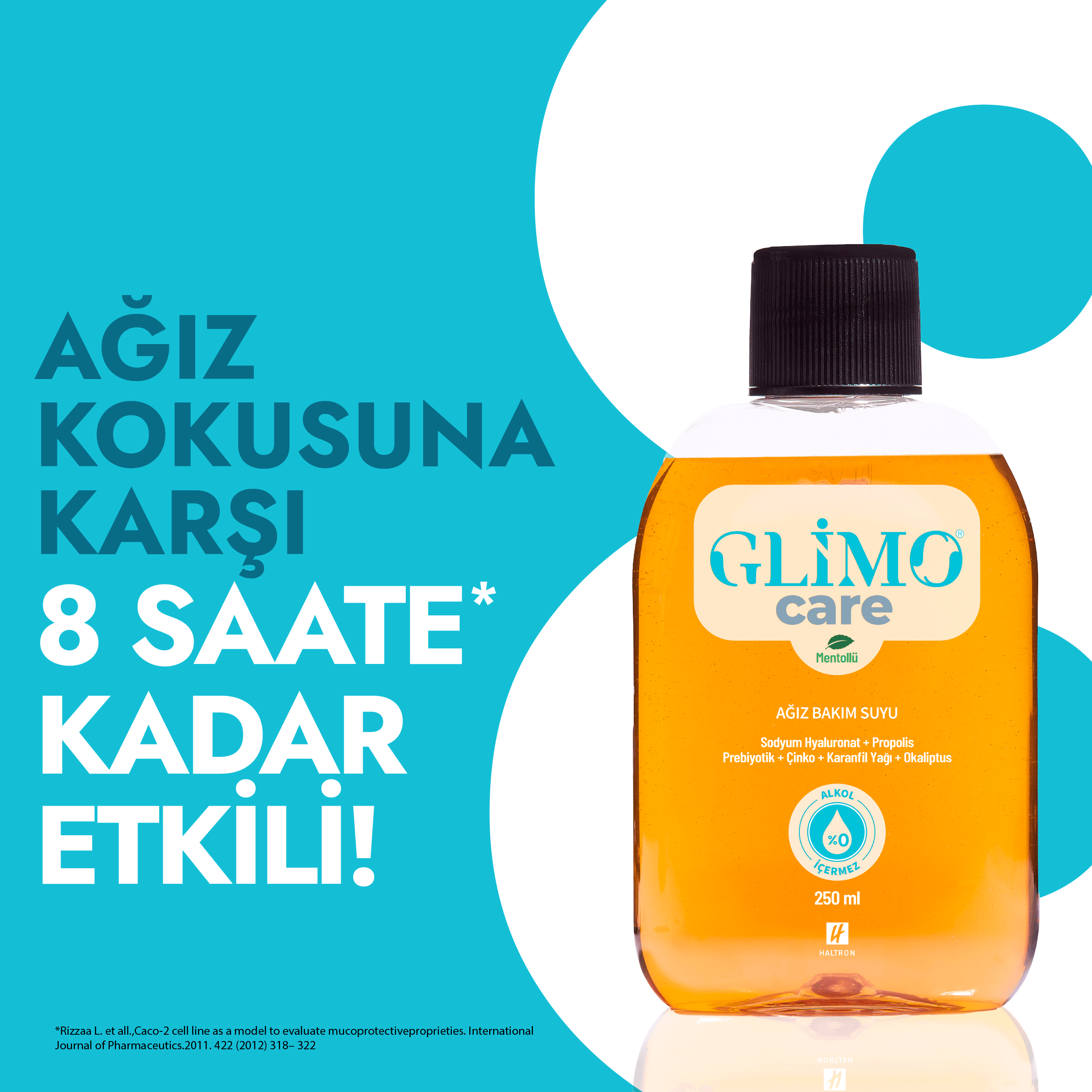 Glimo Care Ağız Bakım Suyu ve Gargarası 250 ml