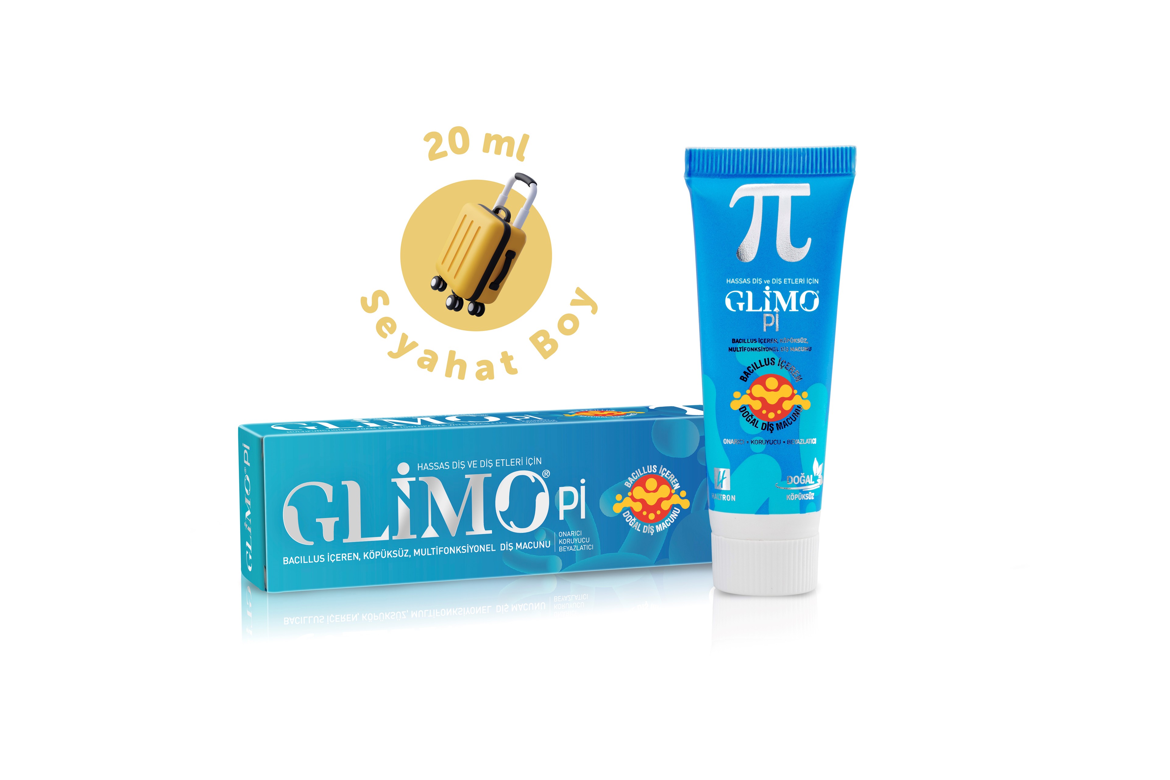 Glimo Pi Probiyotikli Doğal Diş Macunu - 20ml