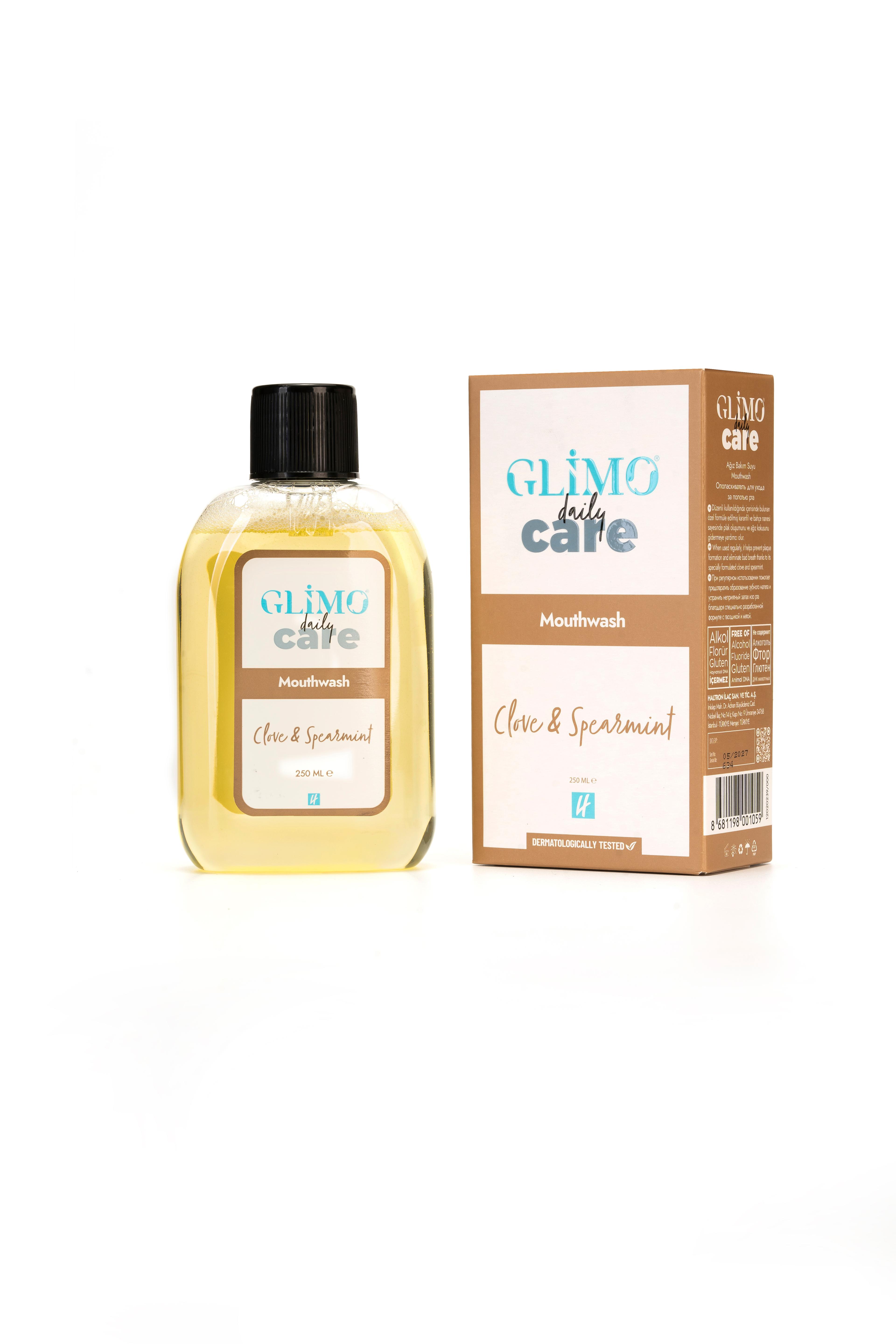 Glimo Daily Care Clove & Spearmint Mouthwash 250ml