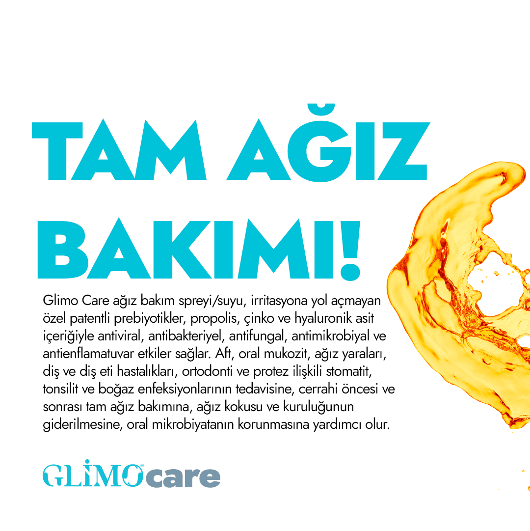 Glimo Care Ağız Bakım Suyu ve Gargarası 250 ml