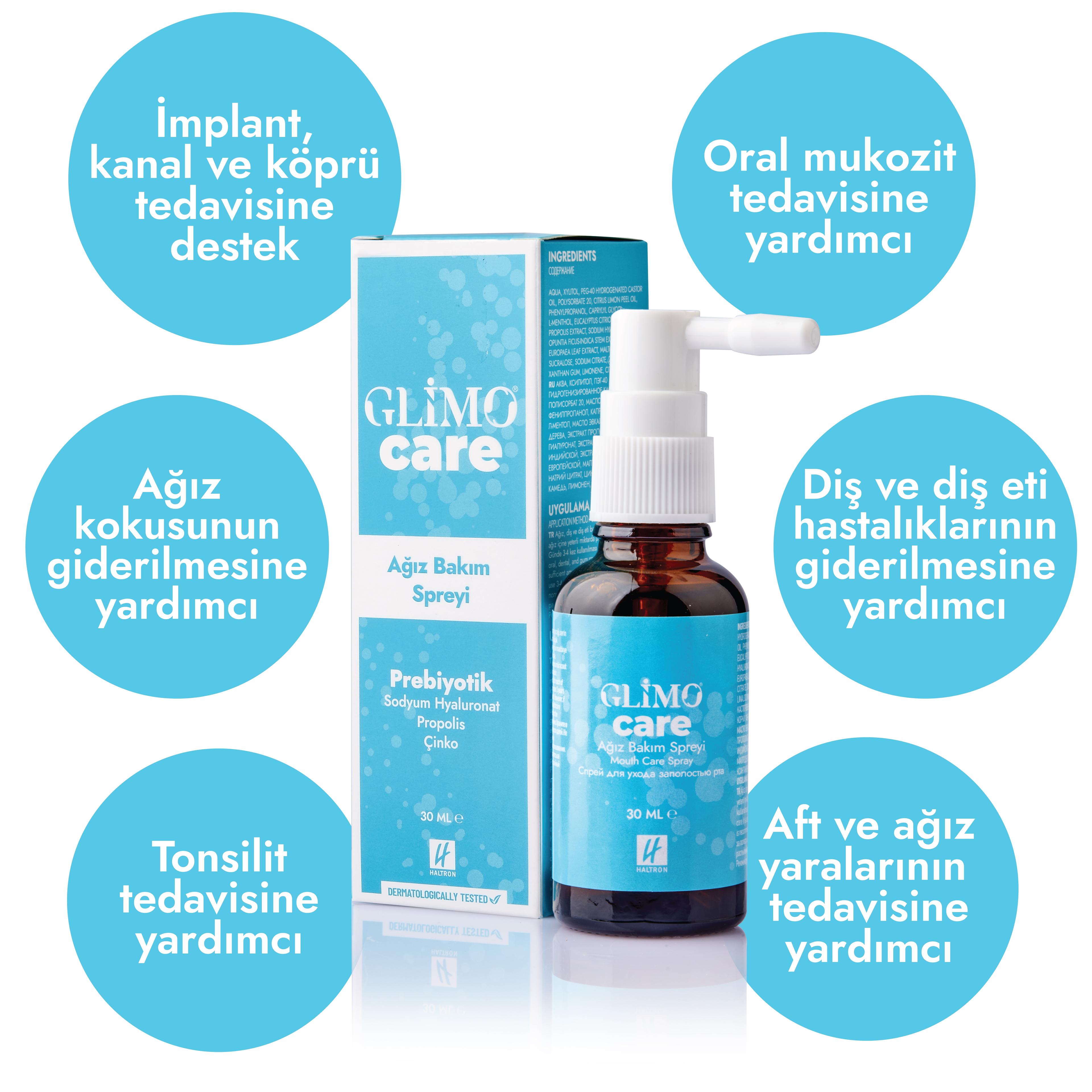 Glimo Care Ağız Bakım ve Boğaz Spreyi 30 ml