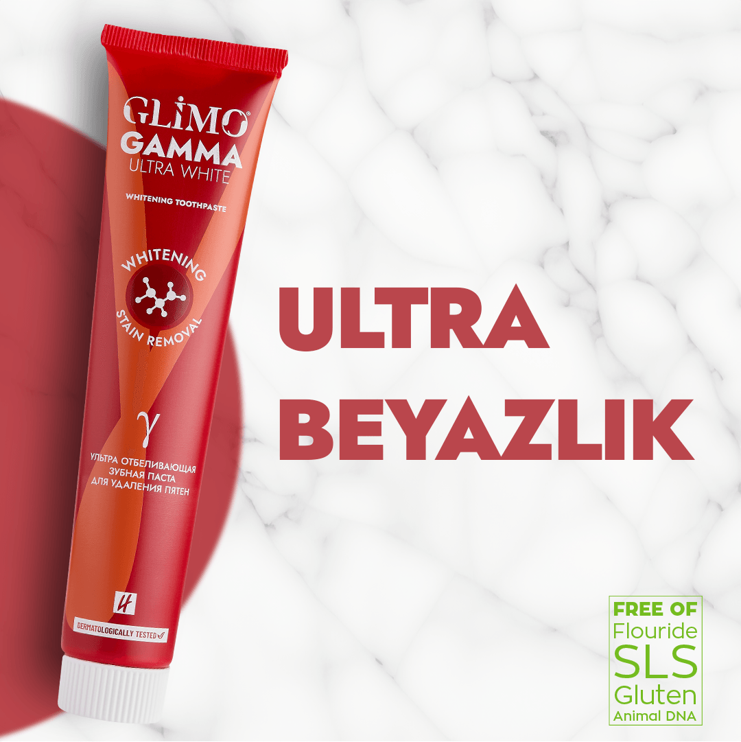 Glimo Gamma Ultra White Beyazlatıcı Diş Macunu - 75ml