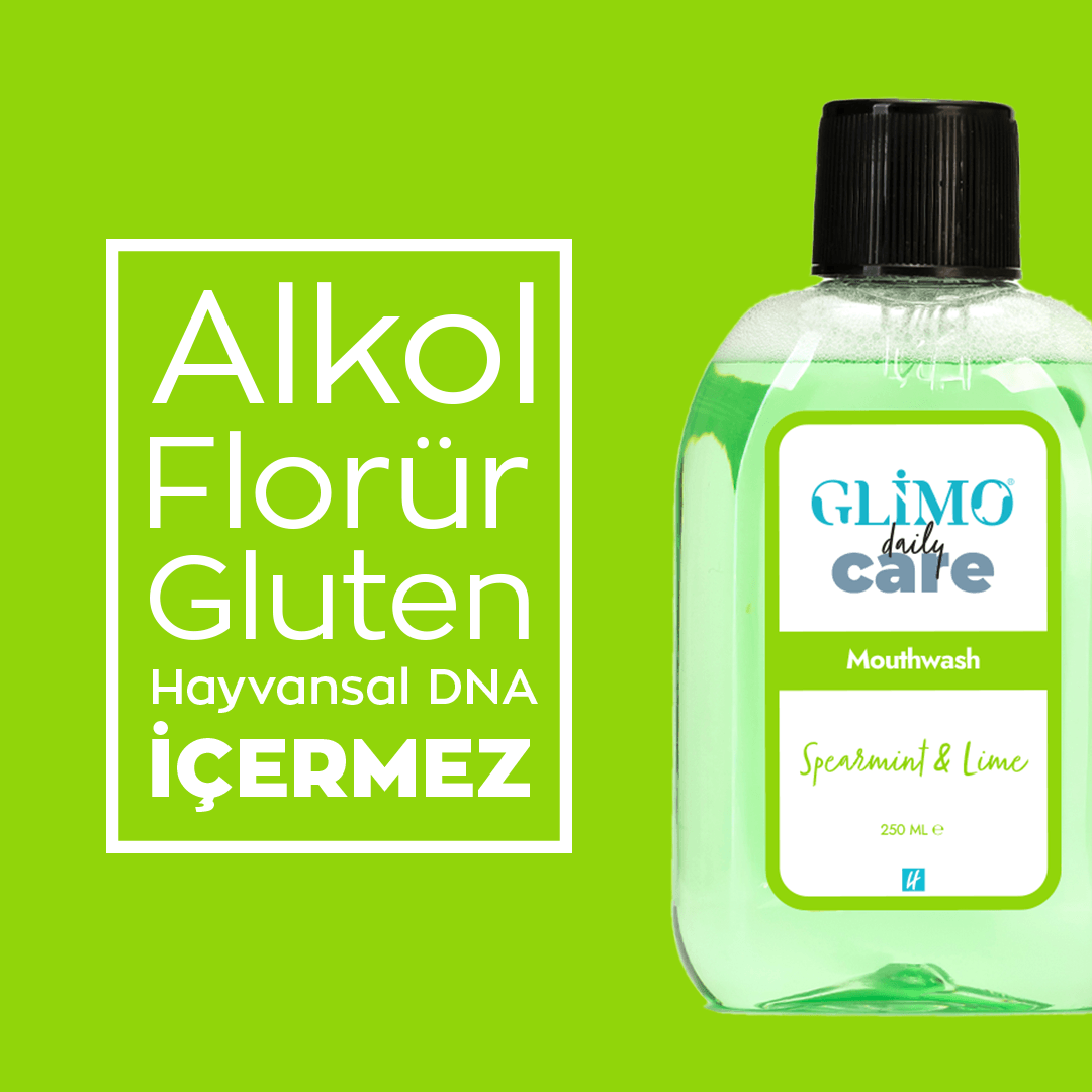 Жидкость для полоскания рта Glimo Daily Care с мятой и лаймом