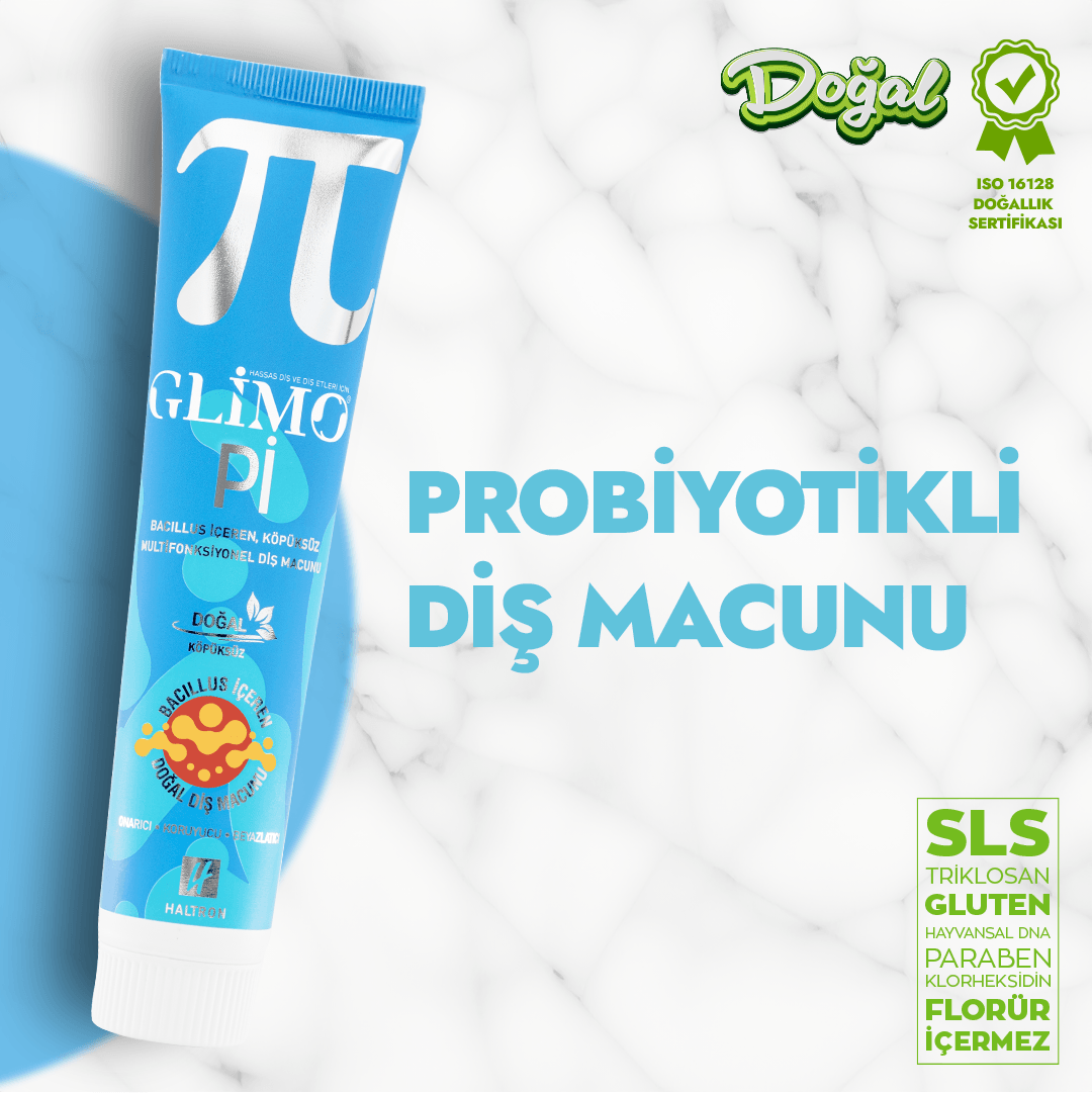 Glimo Pi Probiyotikli Doğal Diş Macunu