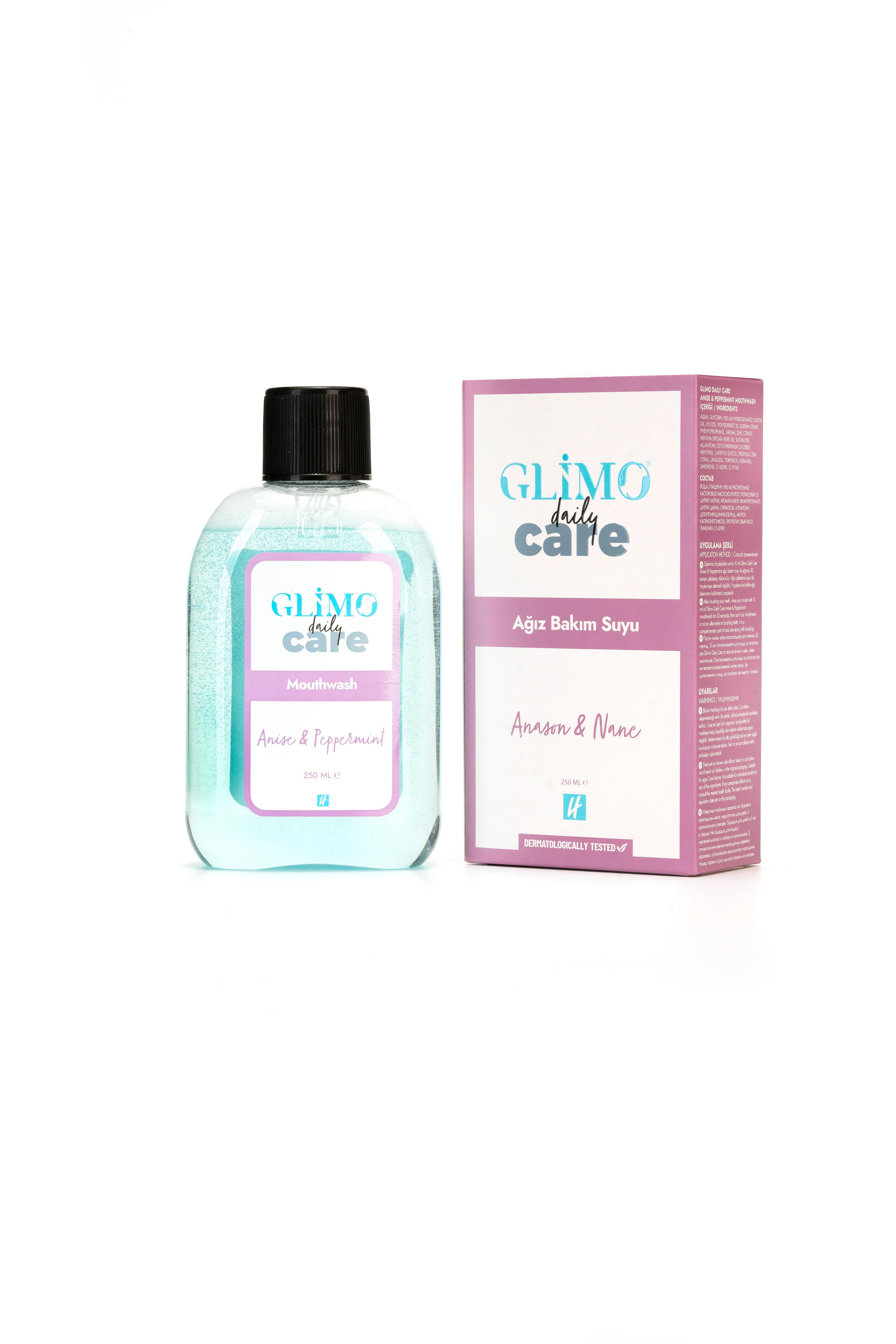 Glimo Daily Care Anise & Peppermint Mouthwash 250ml